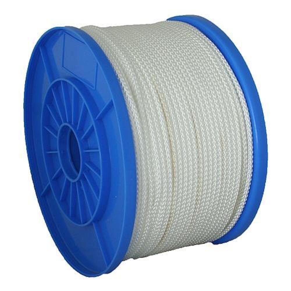 PROREGAL® Seil weiß Nylon, 200m 4mm Seil