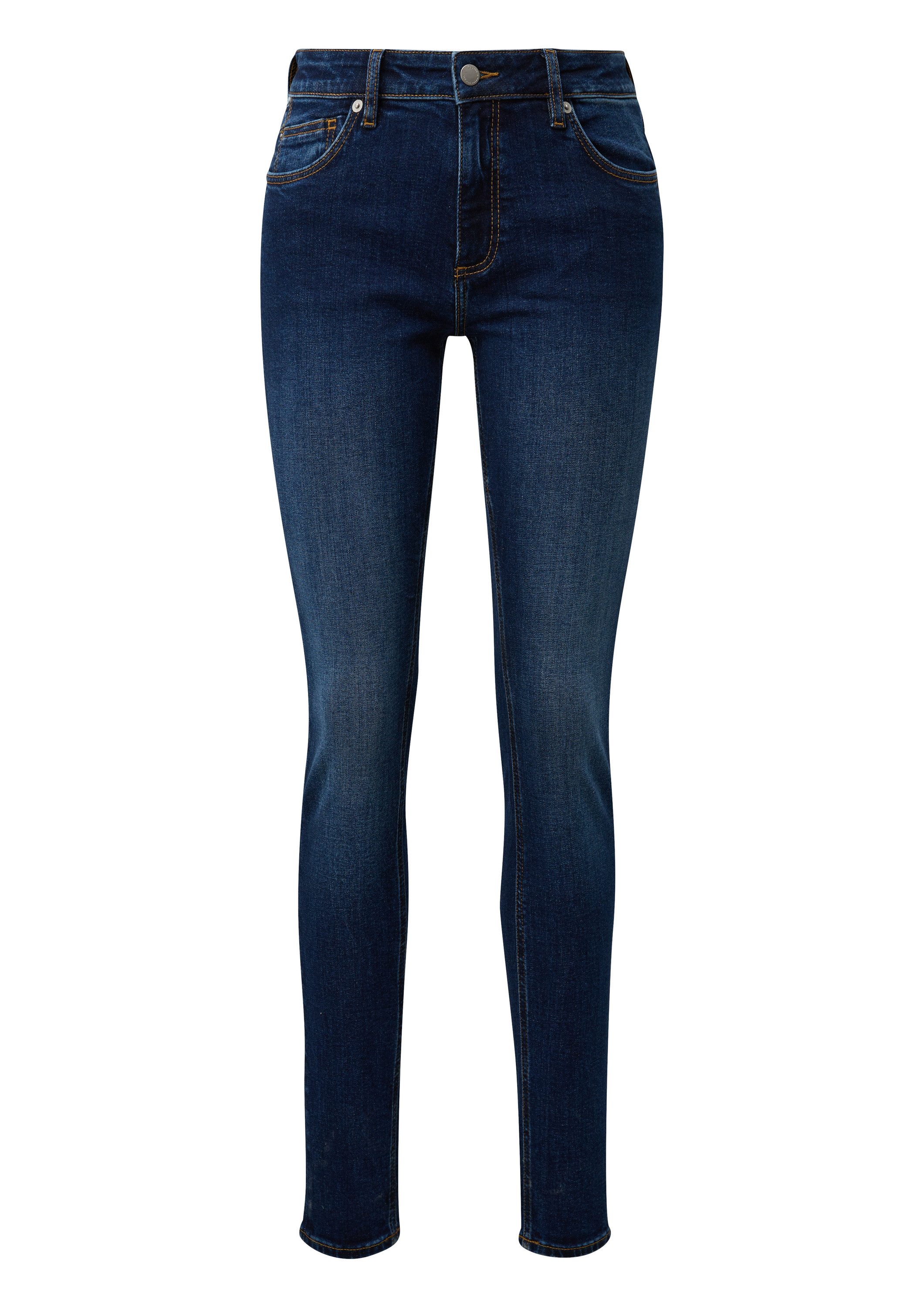 QS Skinny-fit-Jeans Jeans-Hose SADIE Jeans Sadie / Mid Rise / Skinny Leg günstig online kaufen