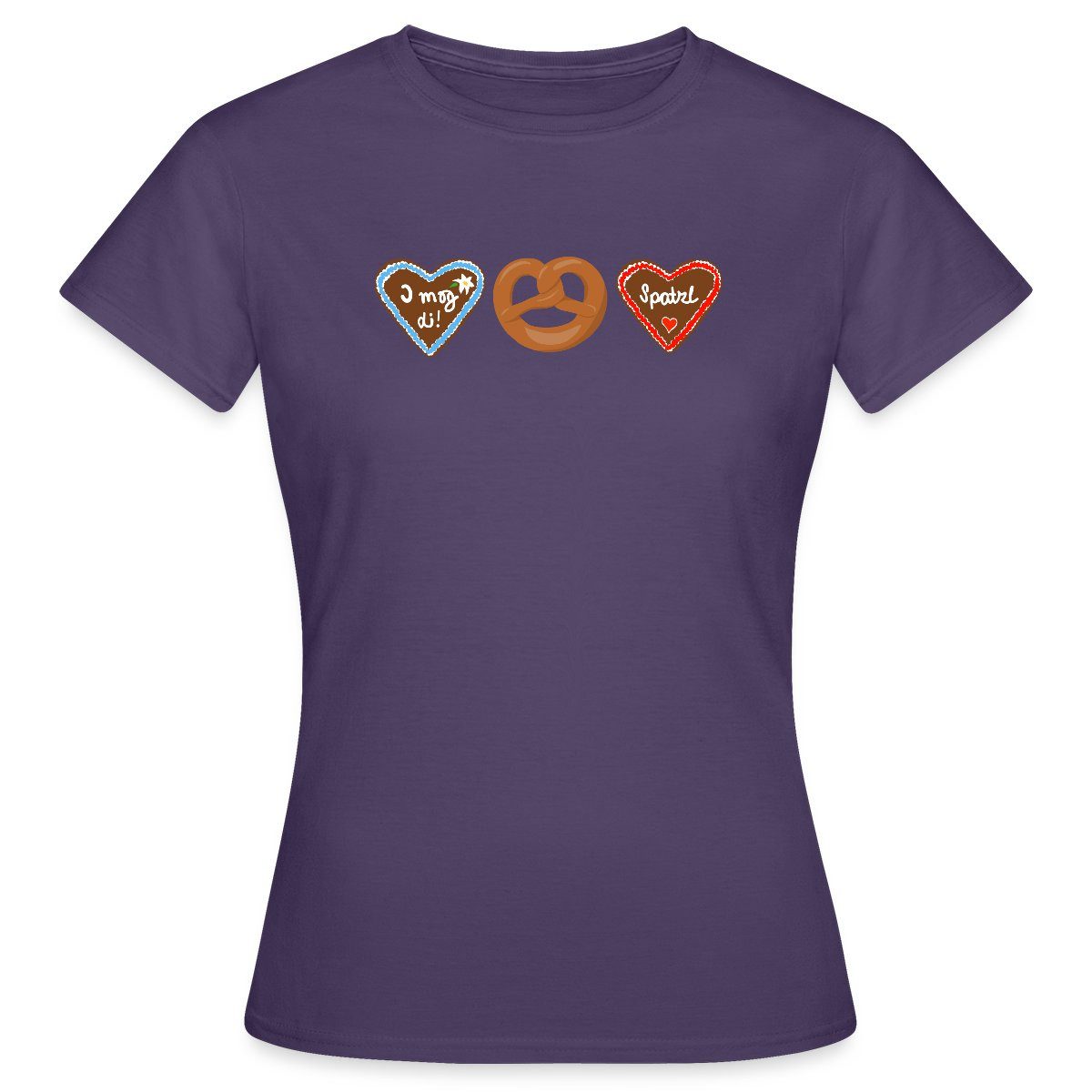 Spreadshirt T-Shirt I Mog Di Lebkuchenherz günstig online kaufen