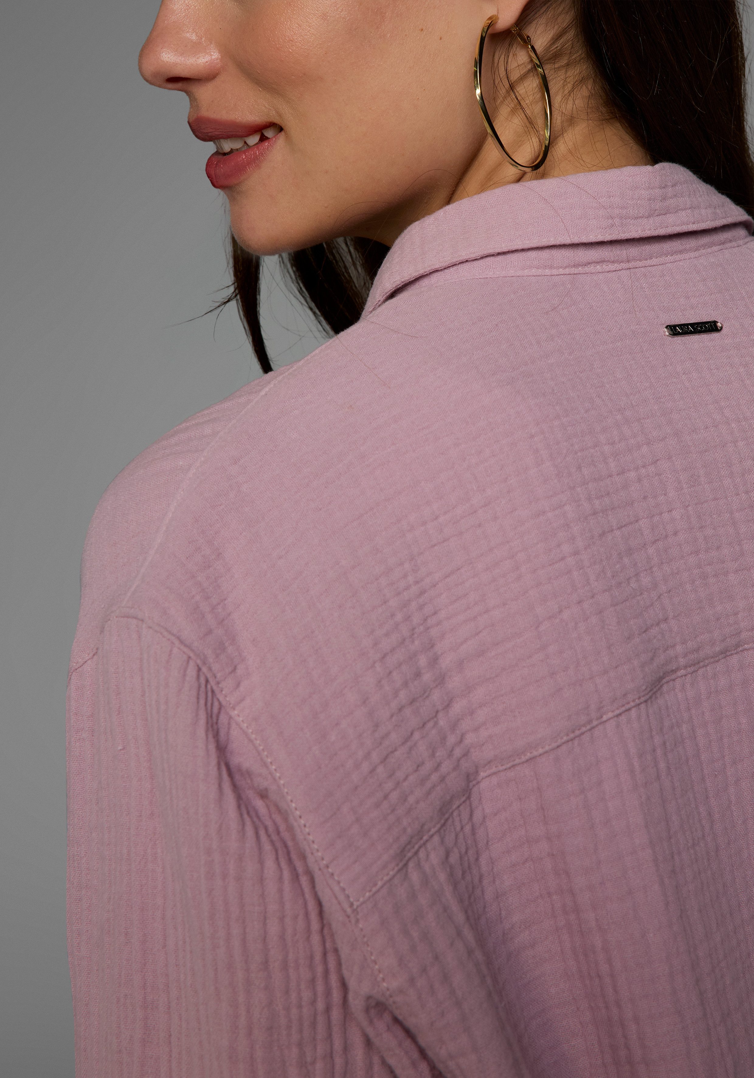 Laura Scott Longbluse in Musselin-Qualität – Bild 3 von 5