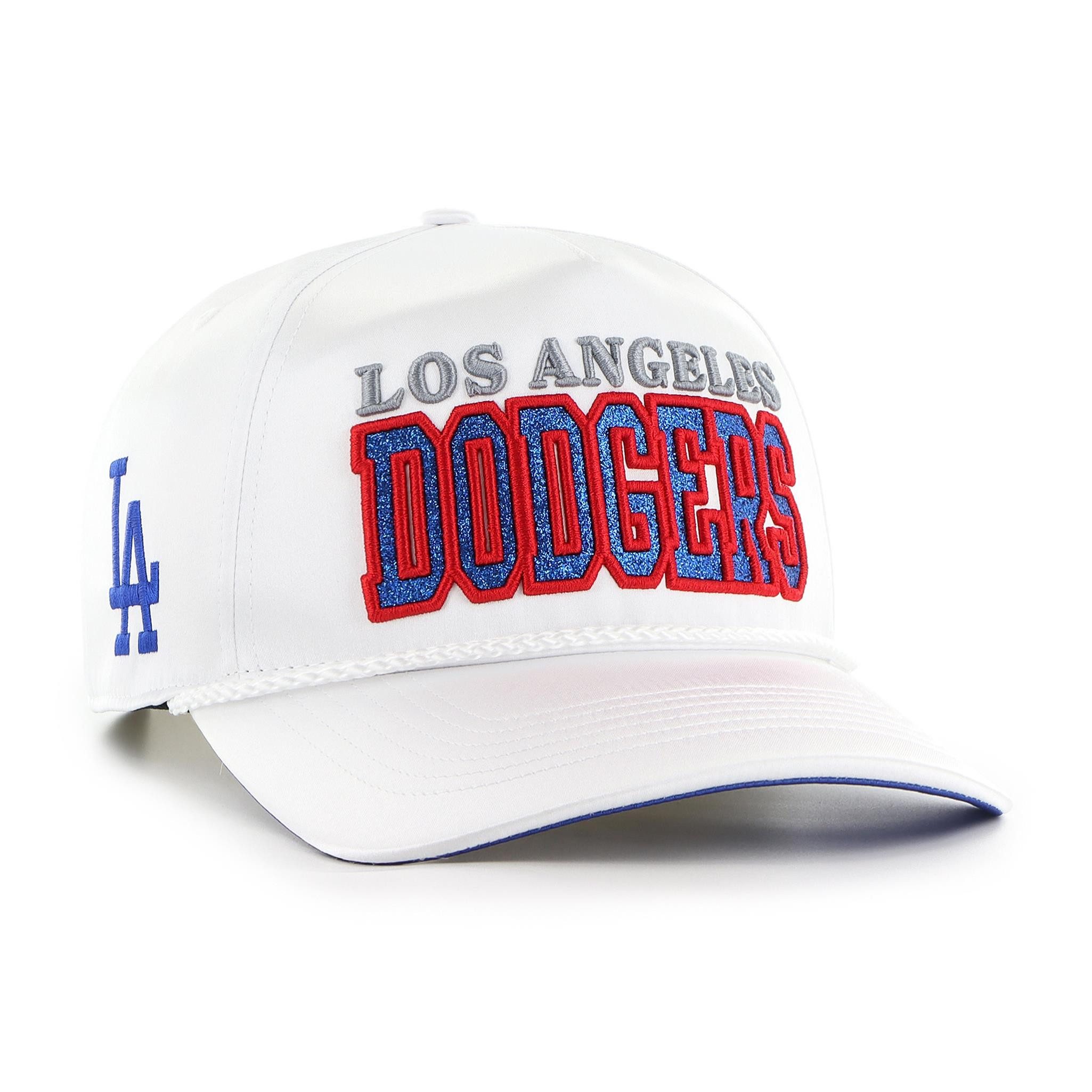 '47 Brand Snapback Cap '47 Brand Cap MLB LA Dodgers Outspoken '47 HITCH White (Basecap, Snapback Cap, Basecap) Kordel zwischen Schirm und Krone