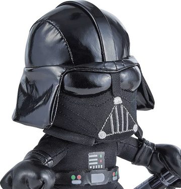 Mattel® Kuscheltier Disney Star Wars Film GXB31 - Darth Vader Plüschfigur (ca. 19 cm) mit aufleuchtendem Lichtschwert