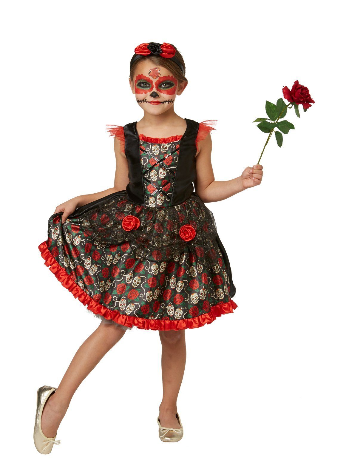 Kostüm Dia de los Muertos Kleid