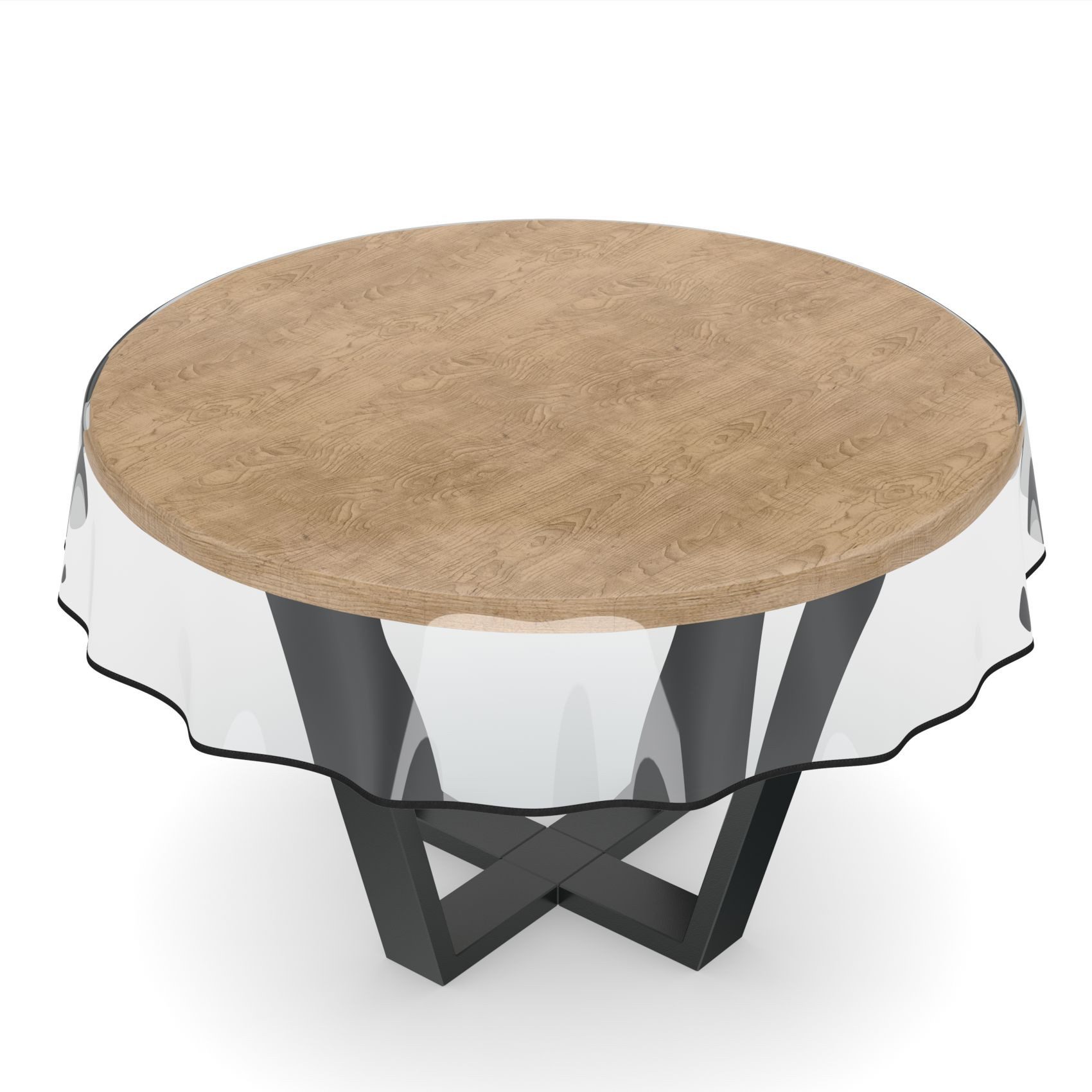 ANRO Tischdecke KLARA abwaschbar Tischfolie transparent günstig online kaufen