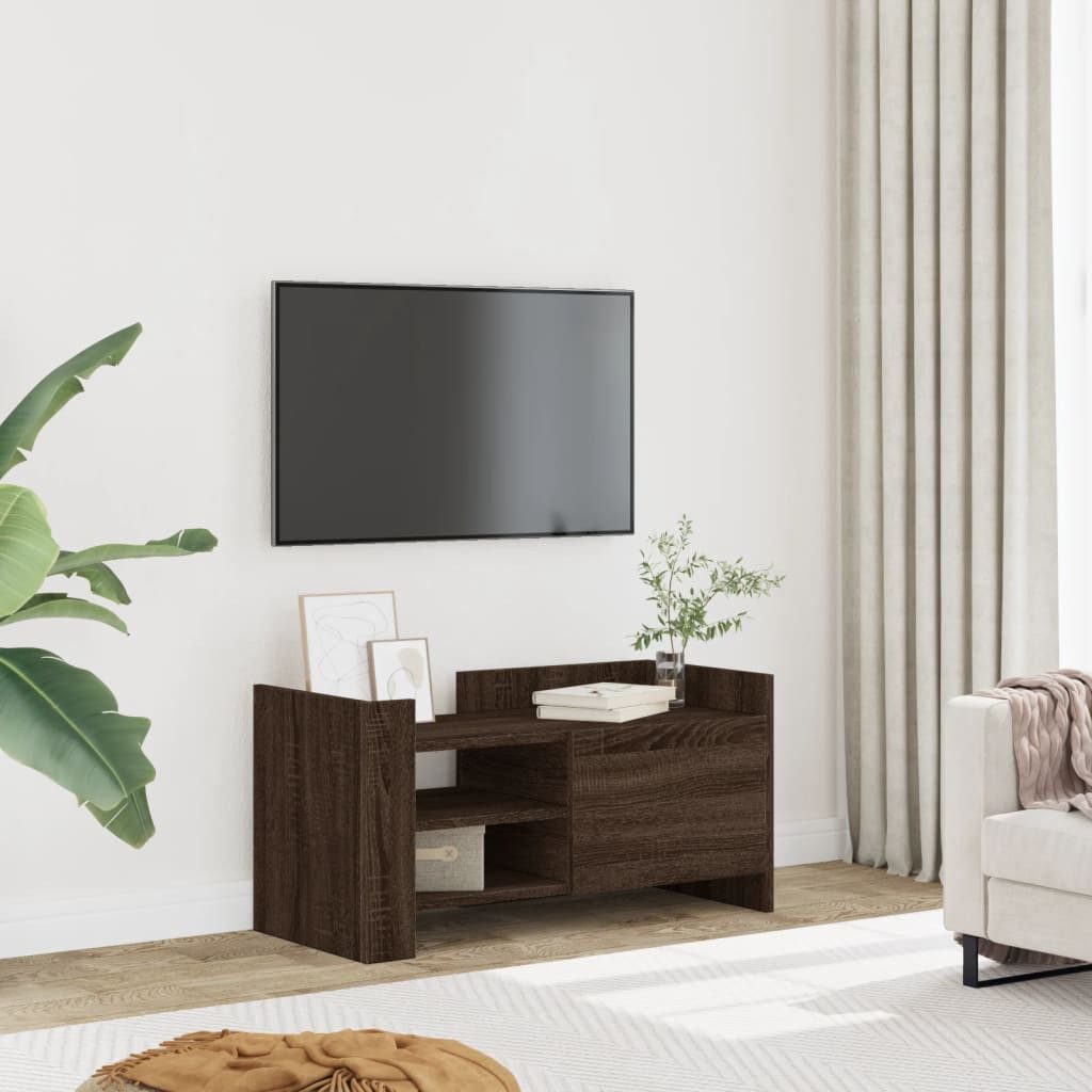vidaXL Schrankmodule TV-Schrank Braun Eichen-Optik 80x35x40 cm Holzwerkstof günstig online kaufen