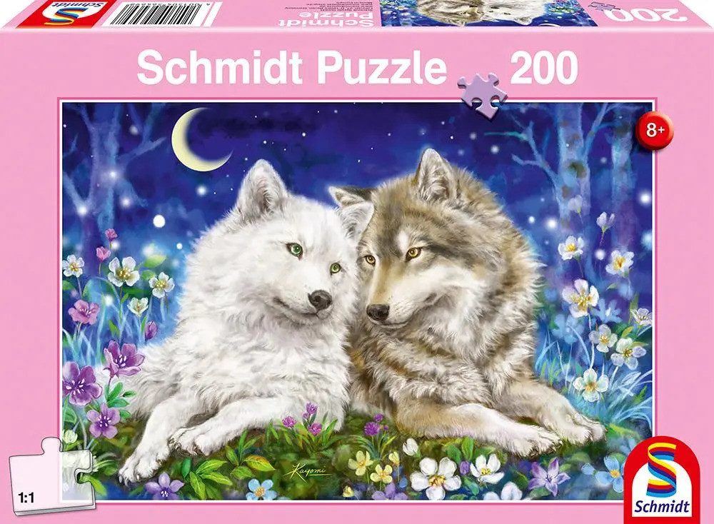 Schmidt Spiele Puzzle Kuschelige Wolfsfreunde, 200 Puzzleteile günstig online kaufen