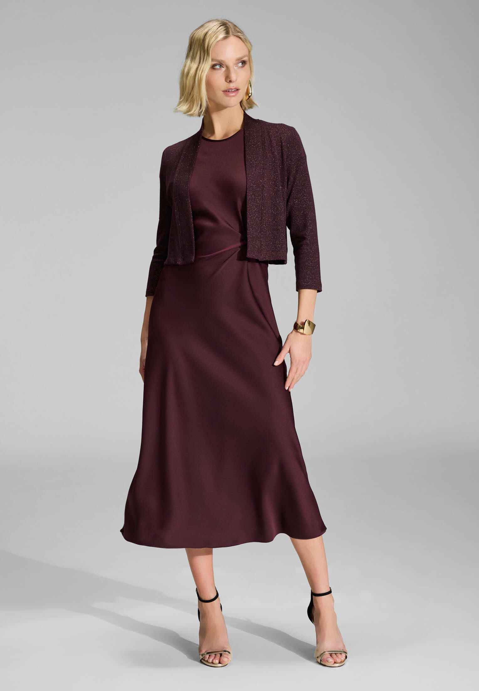 SWING Boleroblazer - Weiches Bolero-Jäckchen Figurbetonter Schnitt