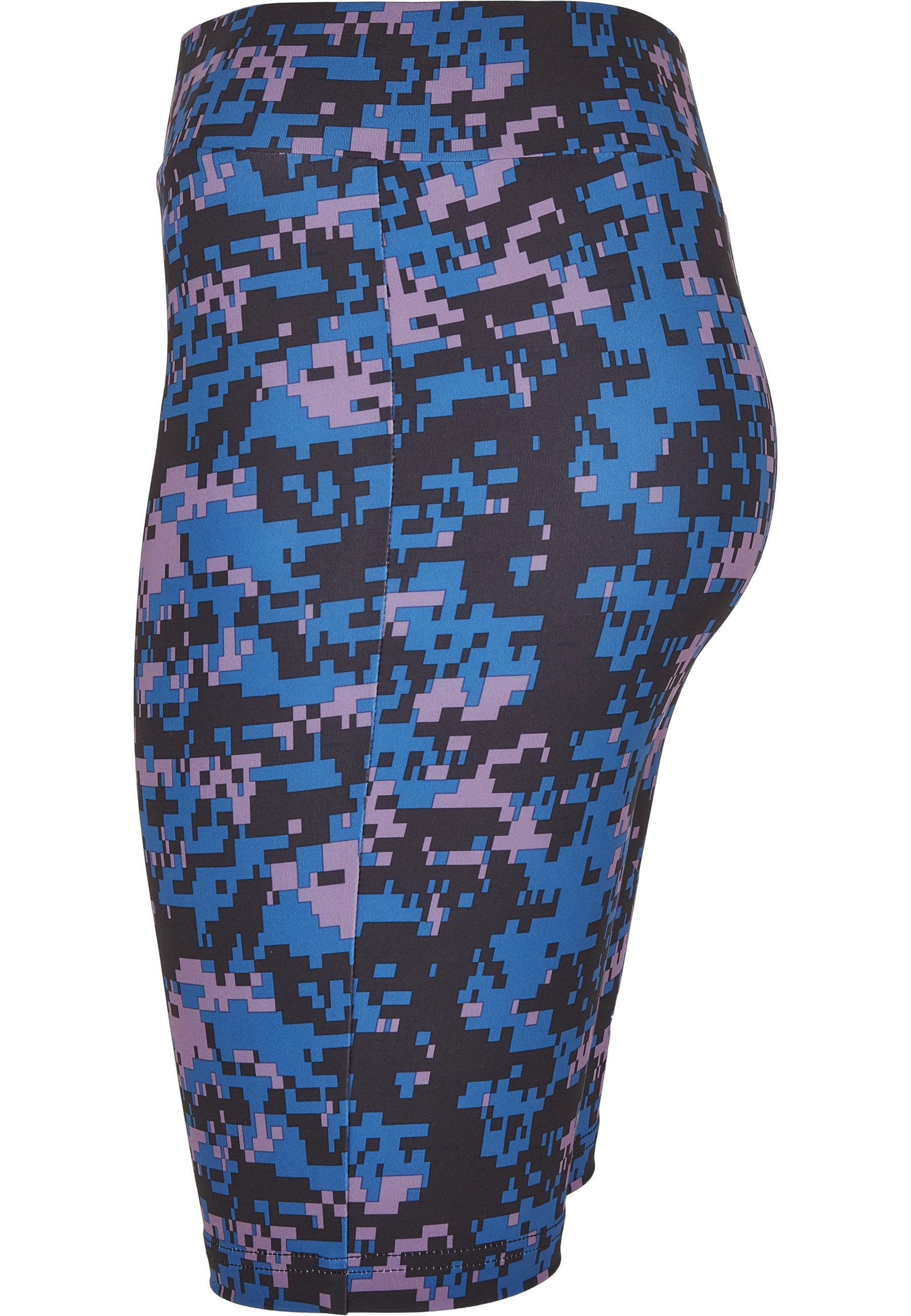 URBAN CLASSICS Stoffhose Urban Classics Damen Ladies High Waist Camo Tech Cycle Shorts (1-tlg)