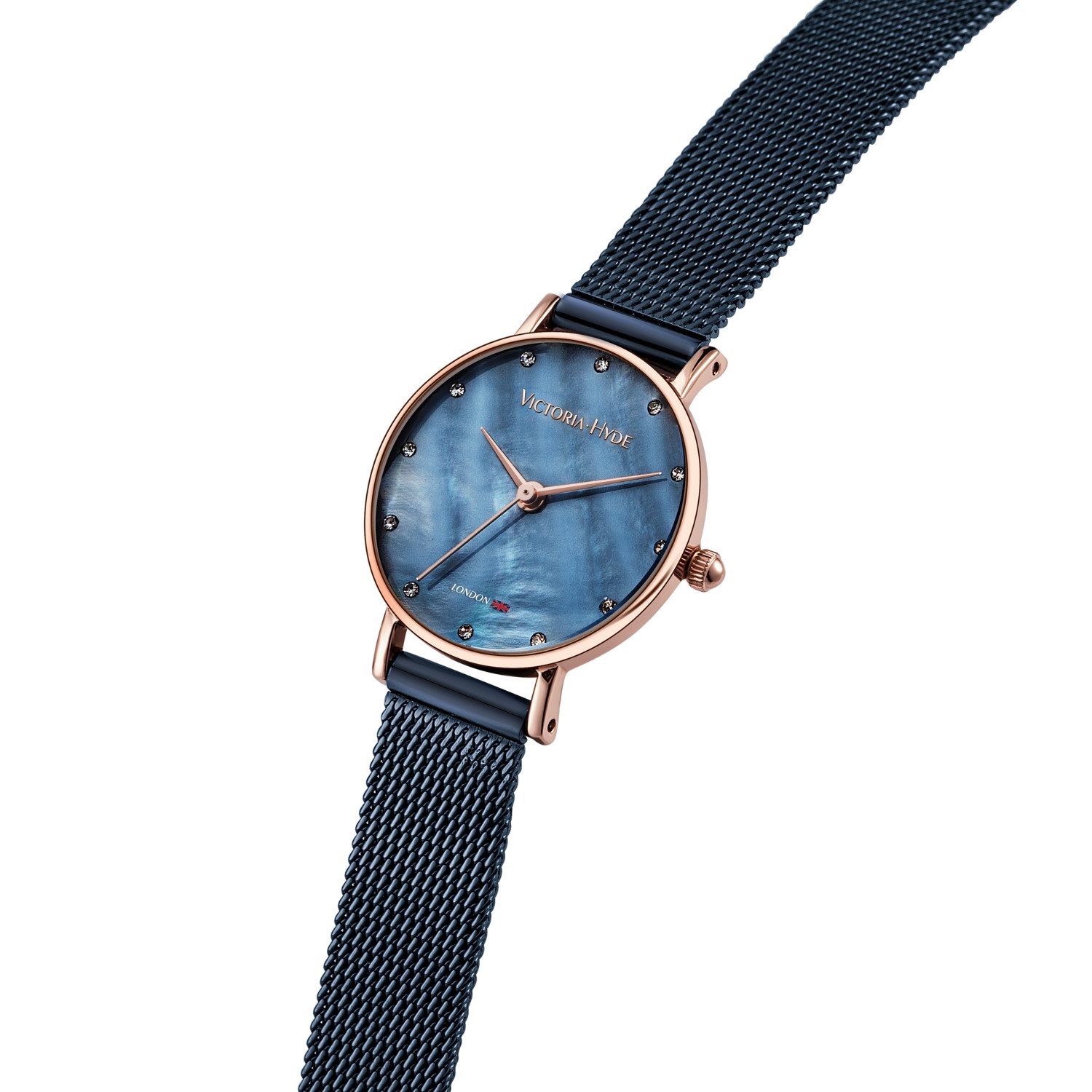 Victoria Hyde Quarzuhr Victoria Hyde Loughton Pearl Damen Basic Mesh-Armband, (1-tlg., Kein Set)