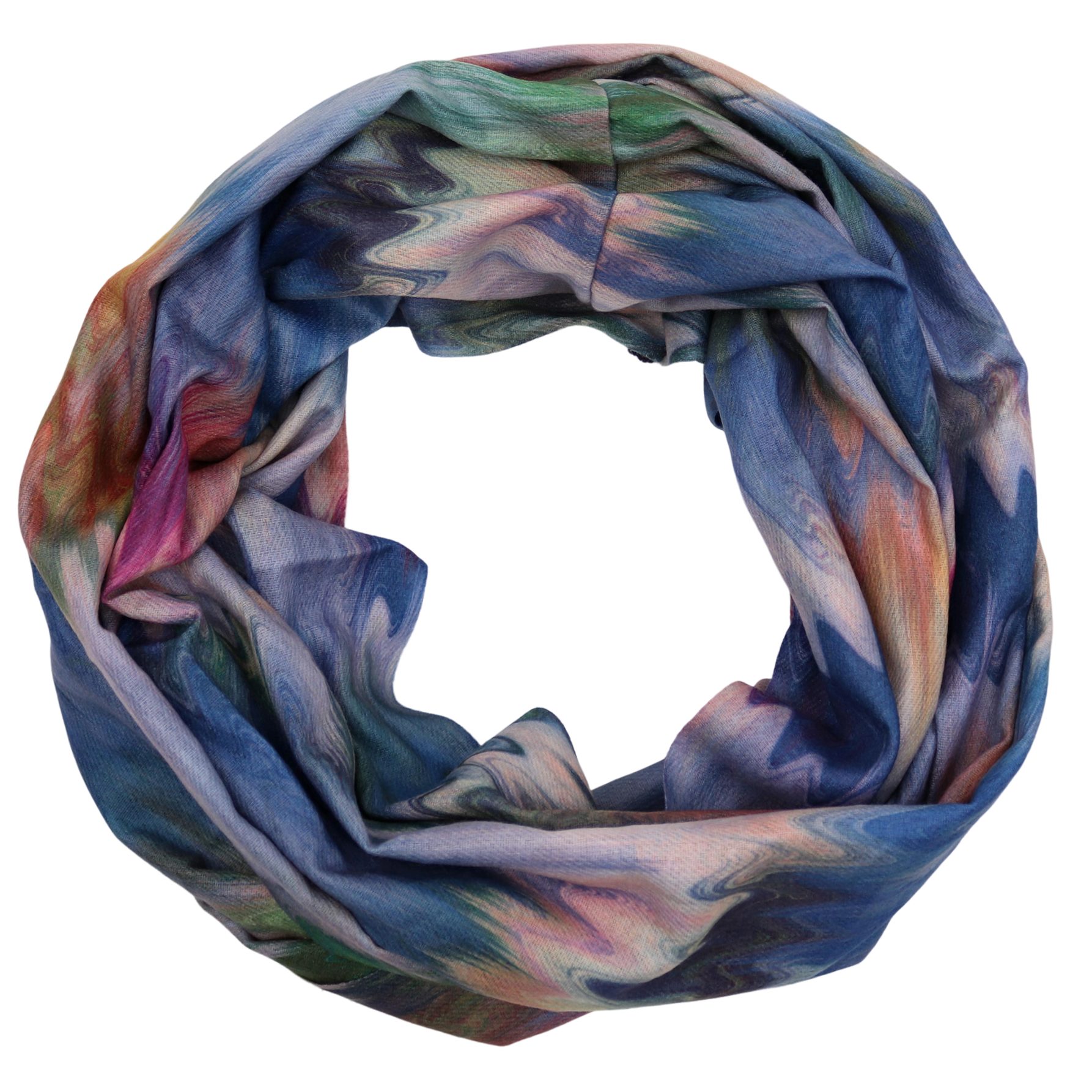 MIRROSI Loop Damen Schal mit ZickZack-Muster günstig online kaufen