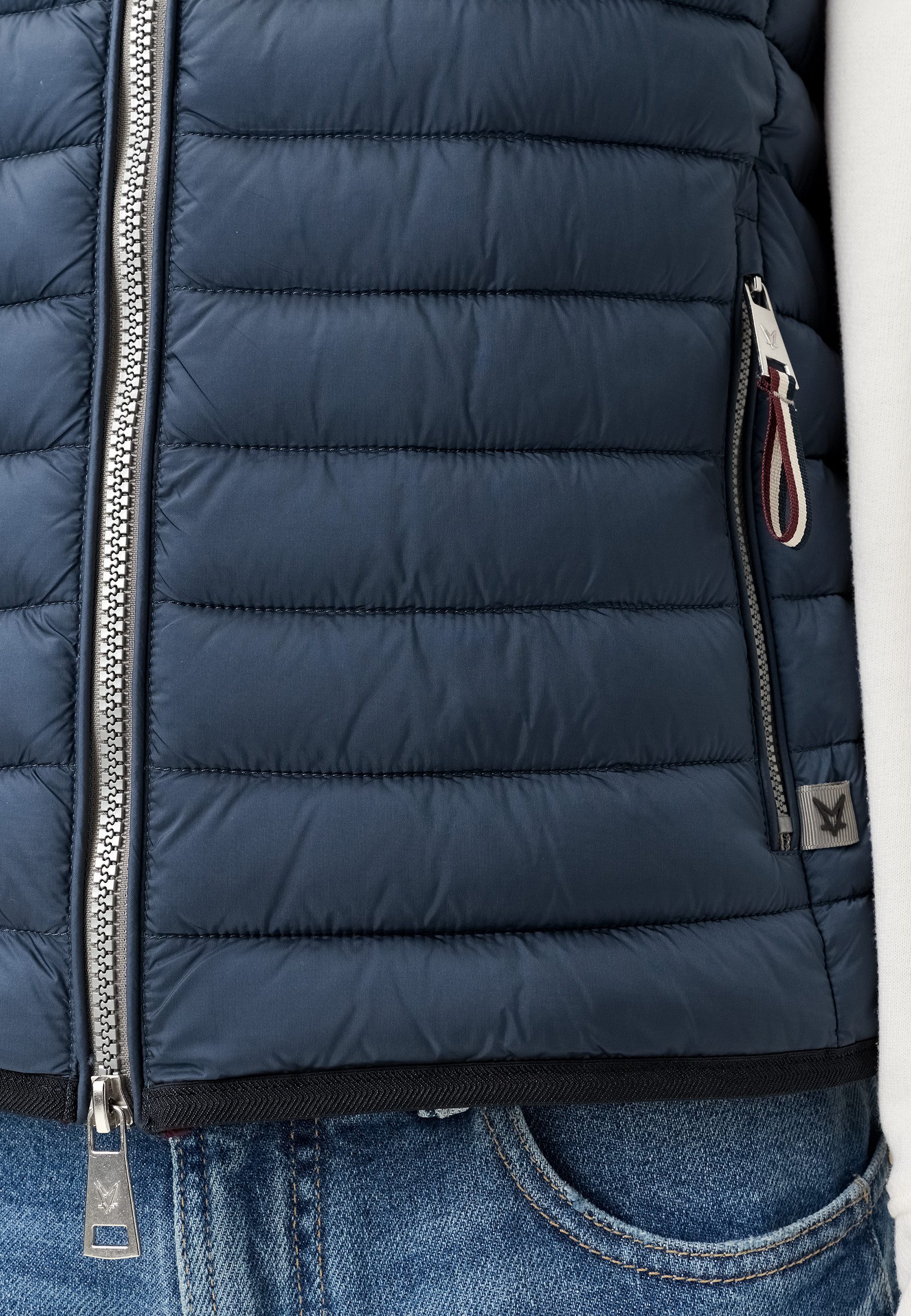 Fuchs Schmitt Steppweste Stehkragen mit Druckknopf, leicht tailliert, 2-Wege-Zipper