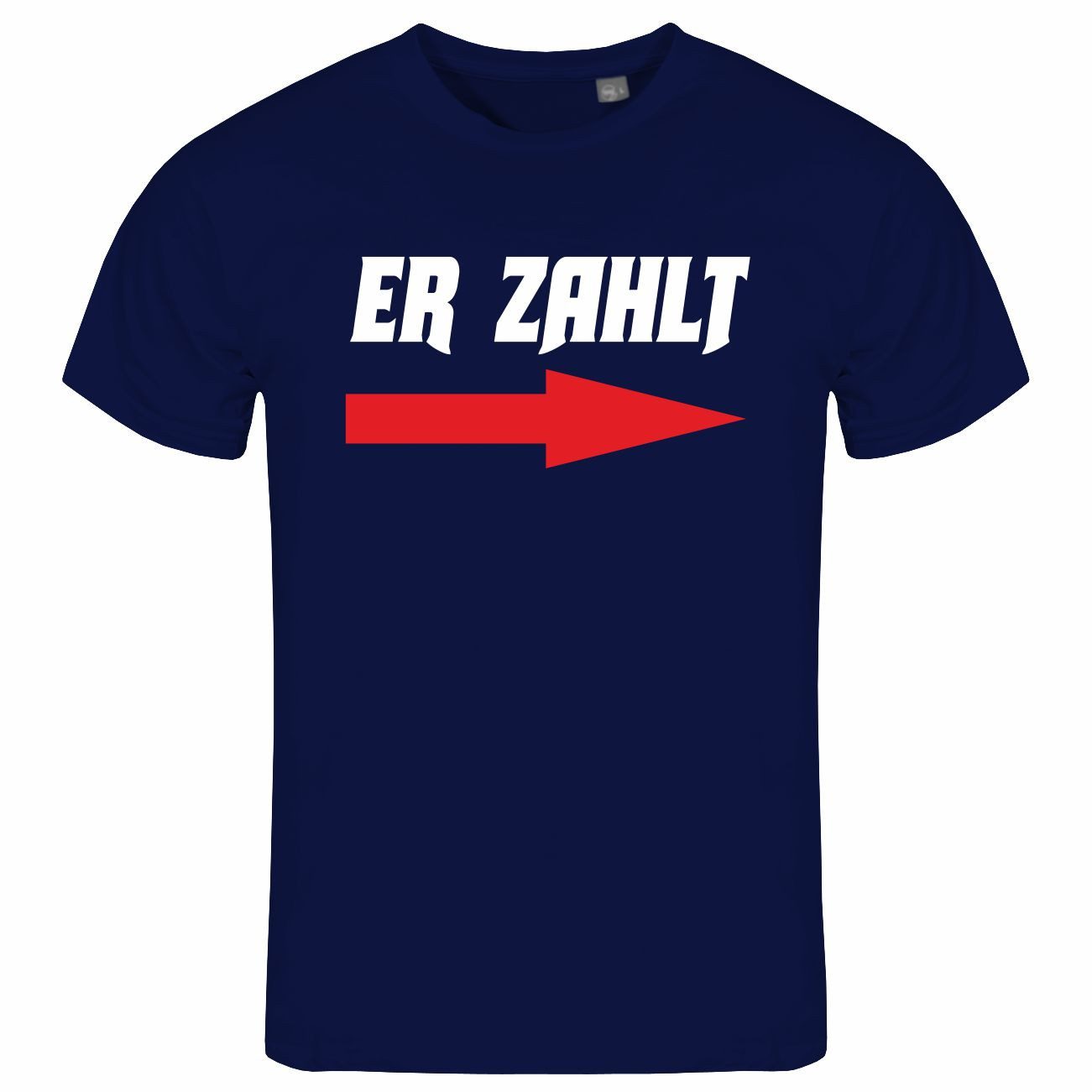 Print-Shirt Herren T-Shirt Er zahlt