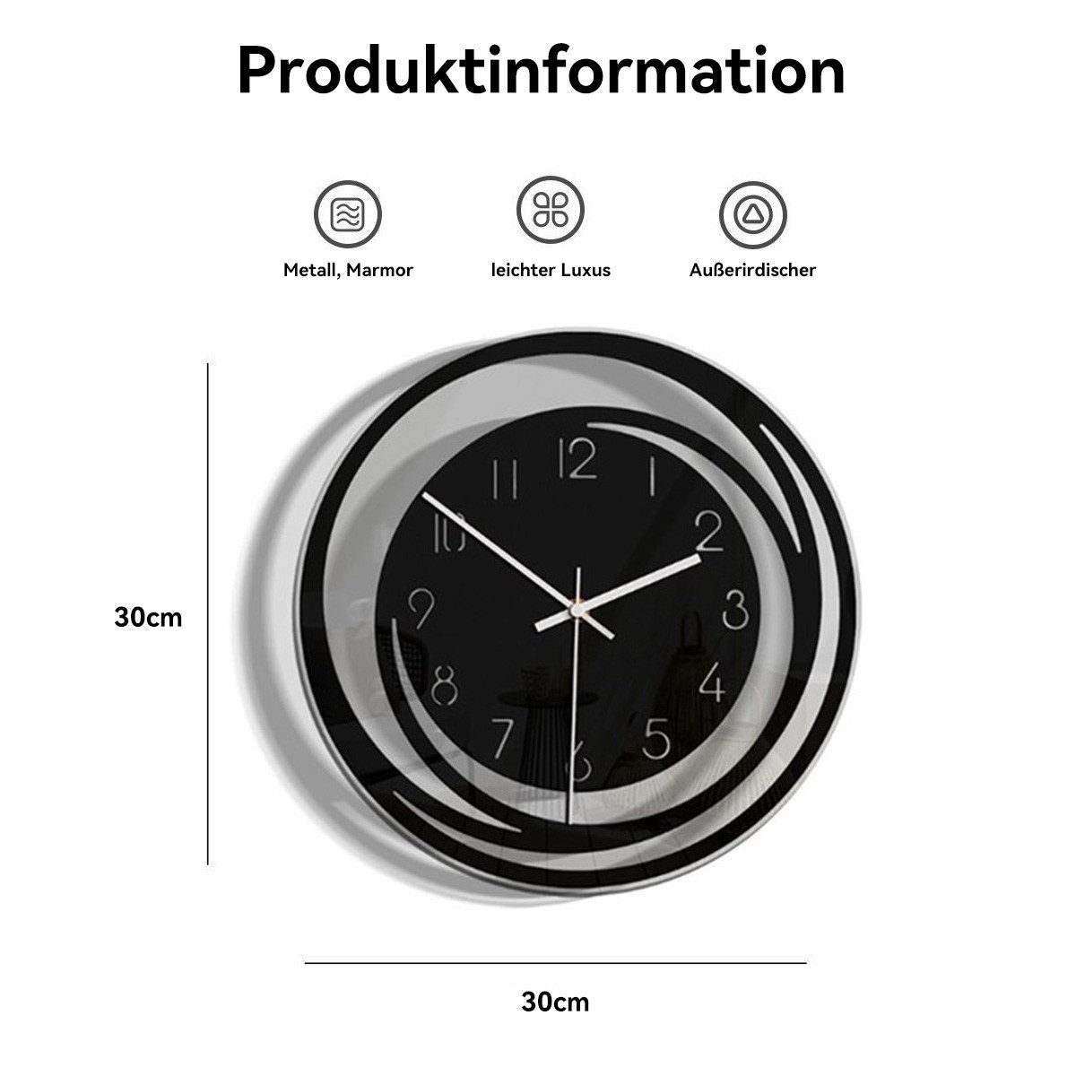 feinlux Wanduhr CT0974