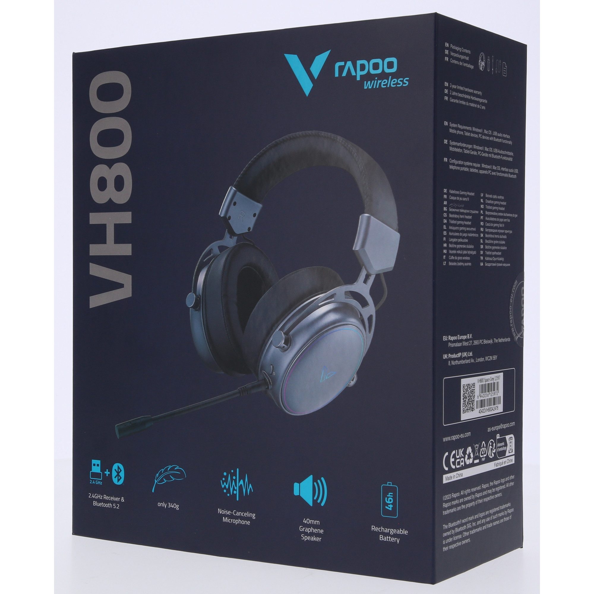 Rapoo VH800, Dual-Mode, kabellos Headset