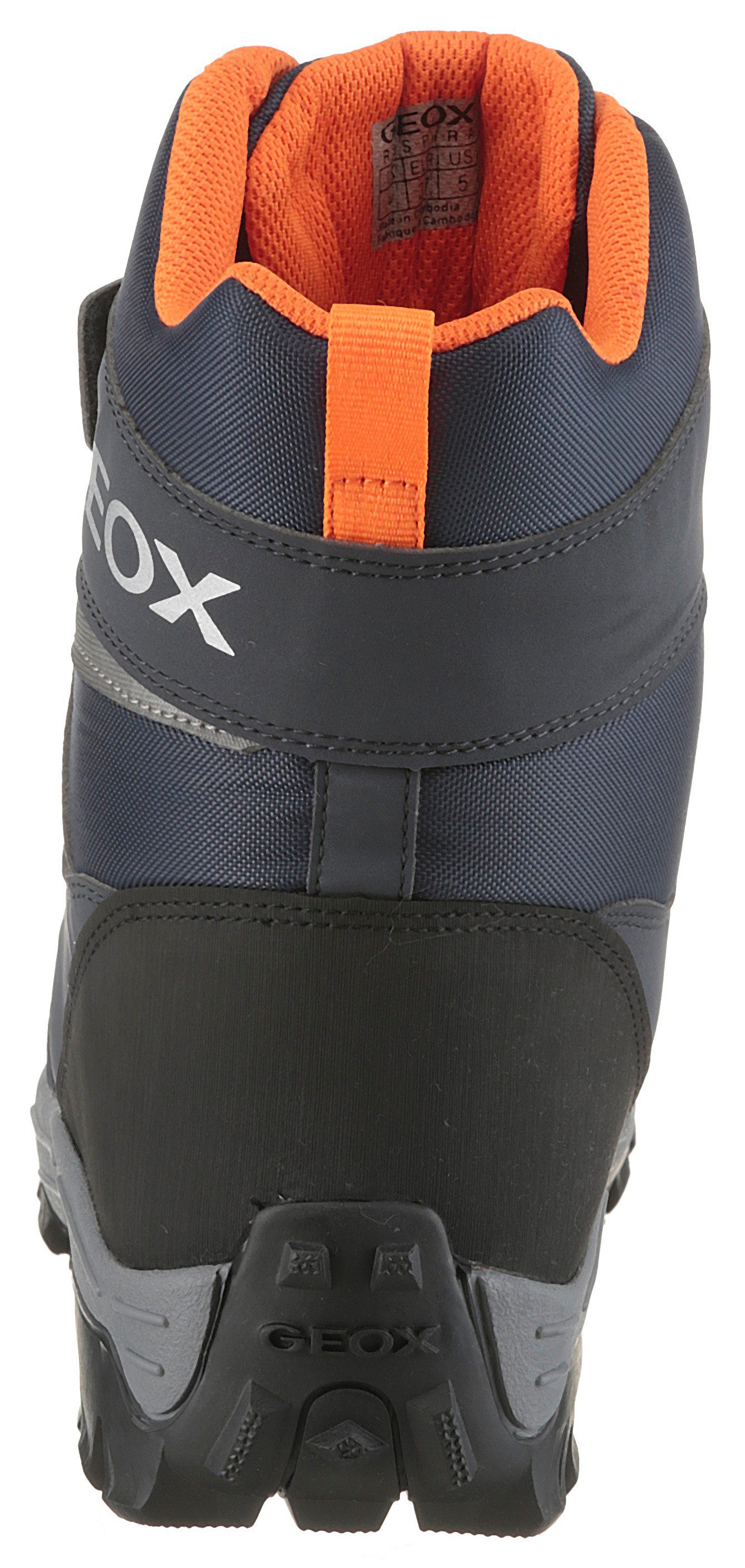 Geox J HIMALAYA BOY B ABX Winterstiefel Snowboots, Klettstiefel mit Warmfutter, Größenschablone zum Download