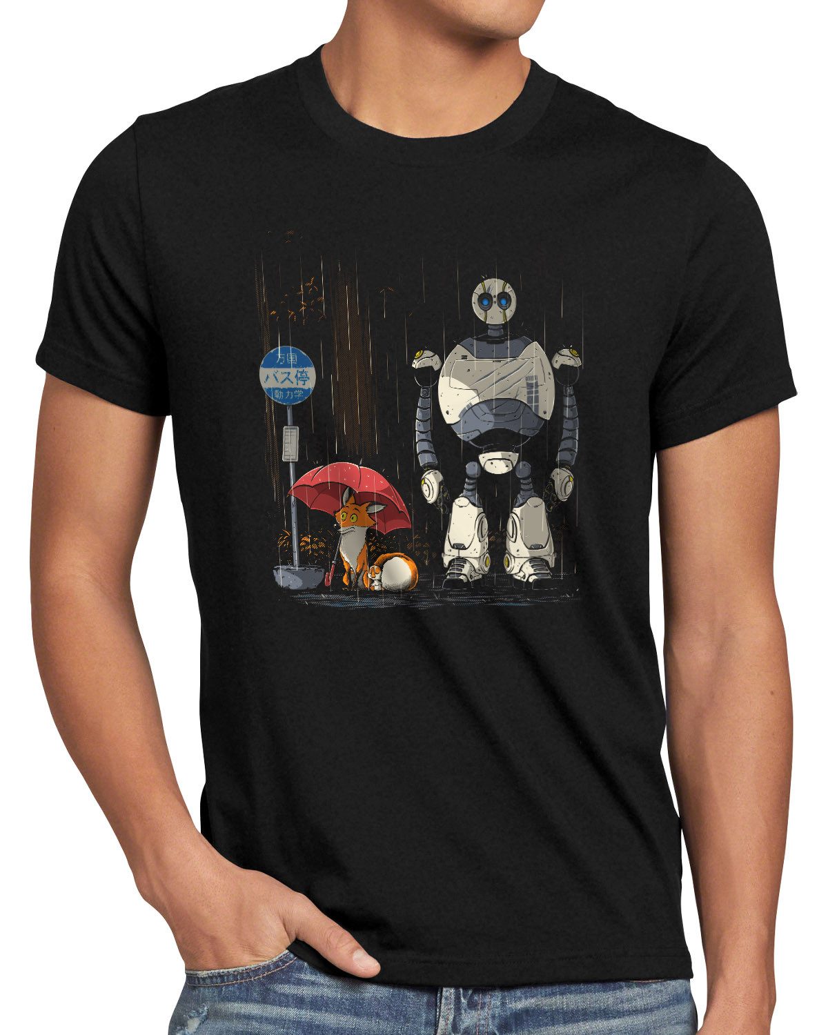 style3 T-Shirt ghibli wildrobot roz totoro fink brightbill duck wildlife animals