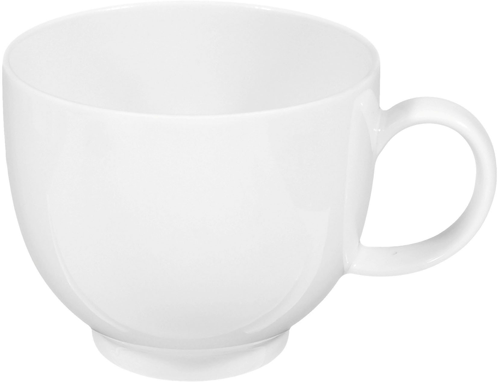 Seltmann Weiden Kaffeeservice Geschirr-Set, Service Lido (18-tlg), 6 Personen, Porzellan, Tassen, Untertassen, Teller, 18 Teile, für 6 Personen, Made in Germany