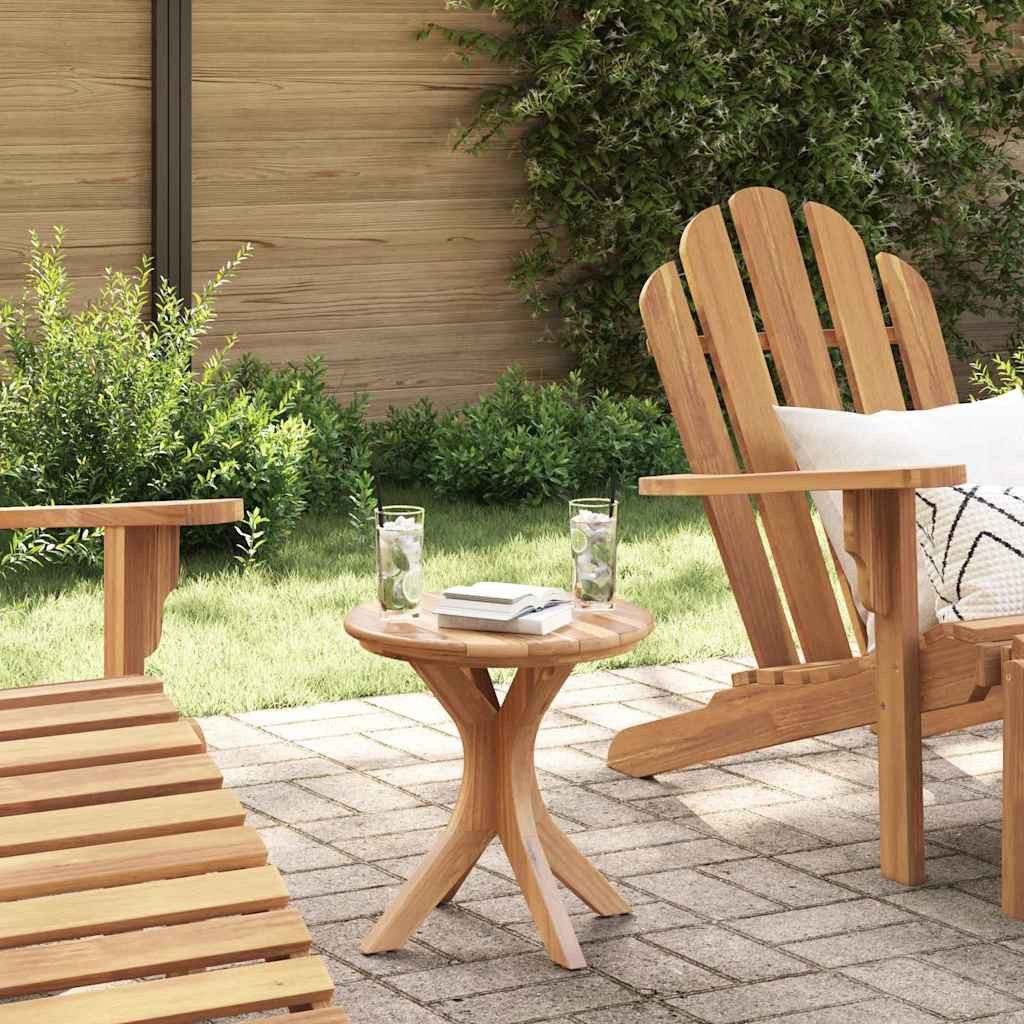 vidaXL Gartentisch Beistelltisch Braun 40 x 40 x 41 cm Massivholz (1-St)