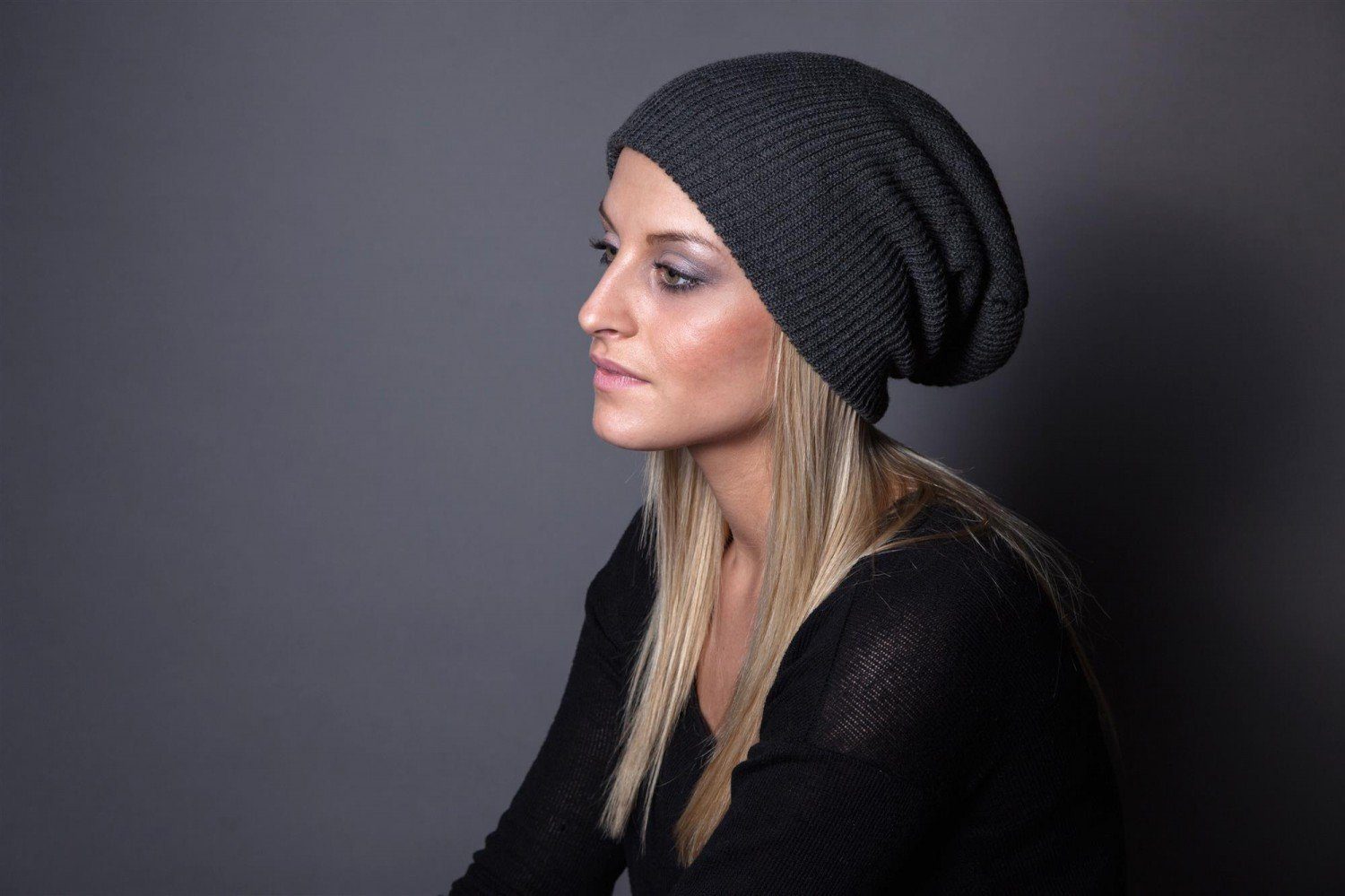 styleBREAKER Strickmütze Feinstrick Beanie doppelt gestrickt (1-St) günstig online kaufen