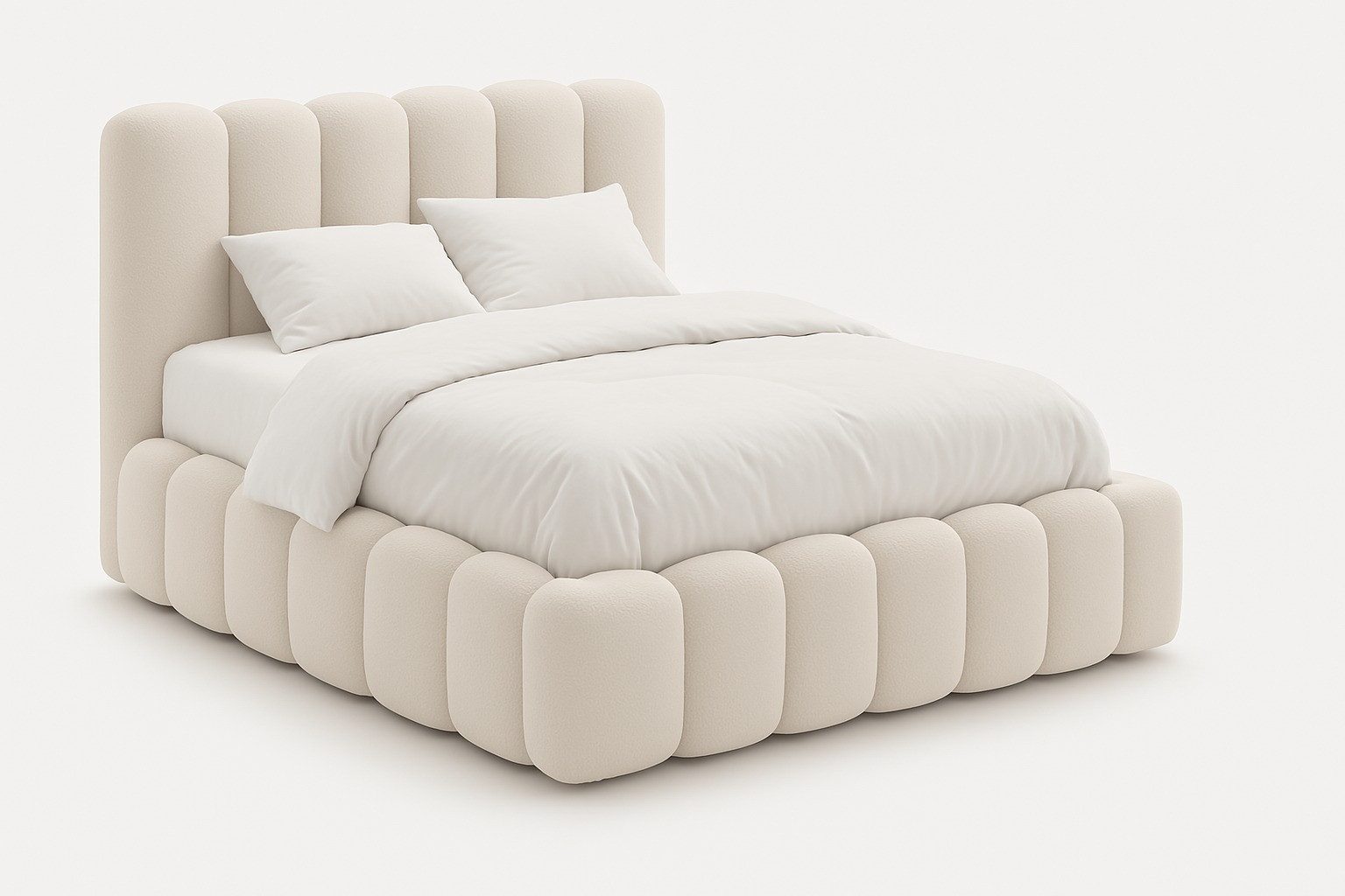 Ertex Boxspringbett NEW Cloude Bett + Premium Matratze versch. Farben und 180x200 cm (1-St)