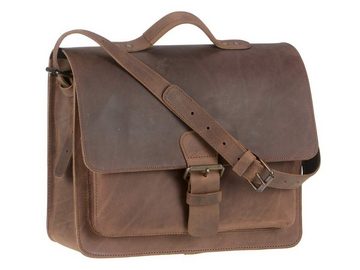 Ruitertassen Aktentasche Classic, 36 cm Schultasche mit 1 Fach, kleine Lehrertasche, rustikales Leder