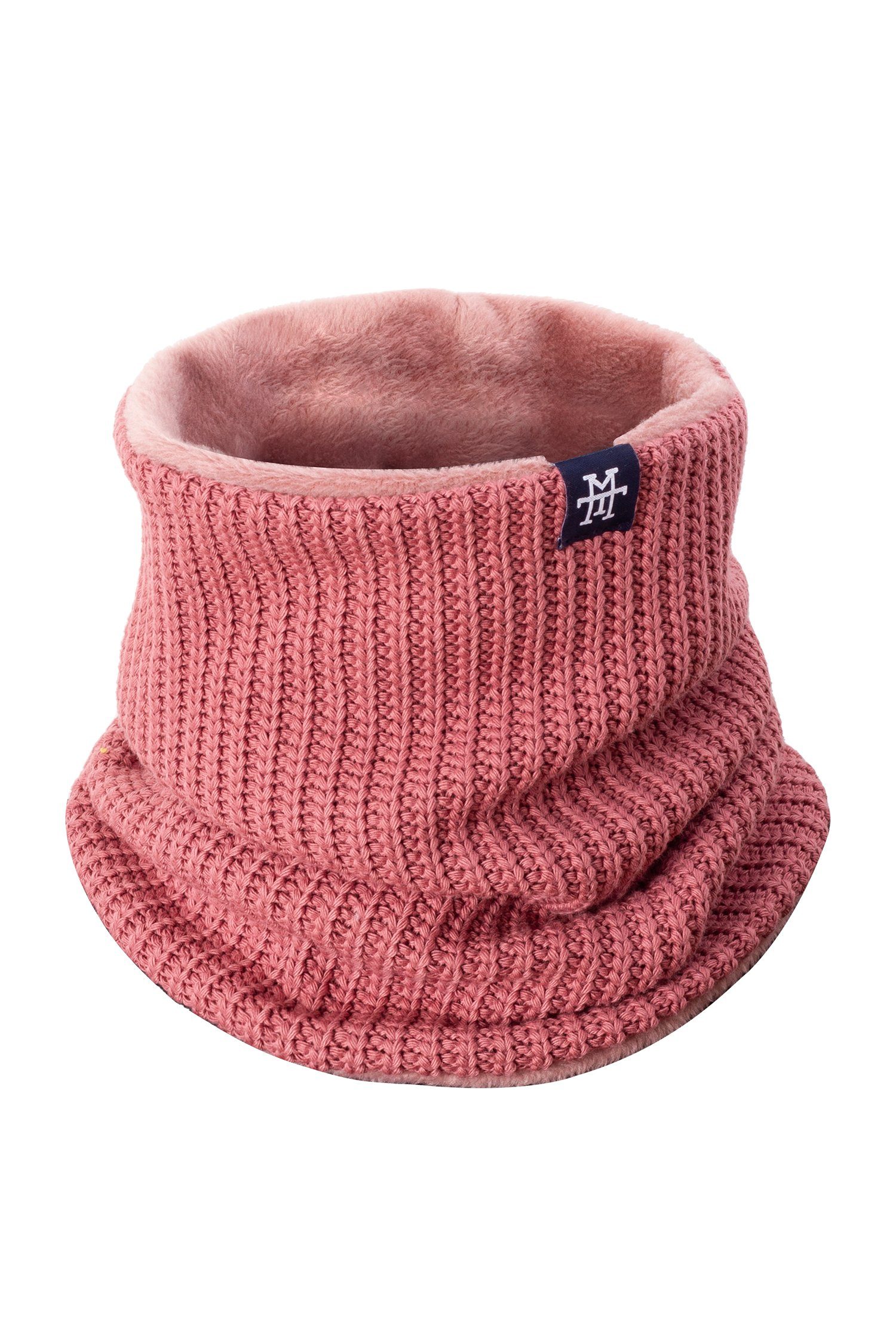 Manufaktur13 Loop Knit Neckwarmer - Schlauchschal, Halstuch, Halsschal, dehnbar/flexibel Mauve | Schals