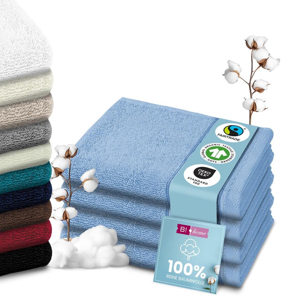 B!HOME Handtücher Set Saunatücher, Duschtücher, Gästehandtücher günstig online kaufen