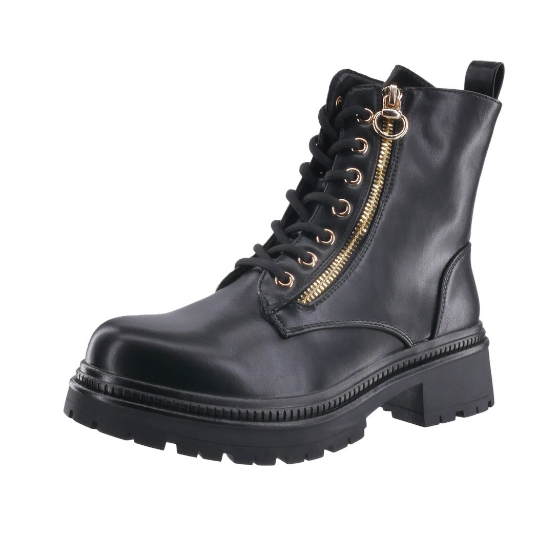 Elara Worker Boots Schnürstiefelette