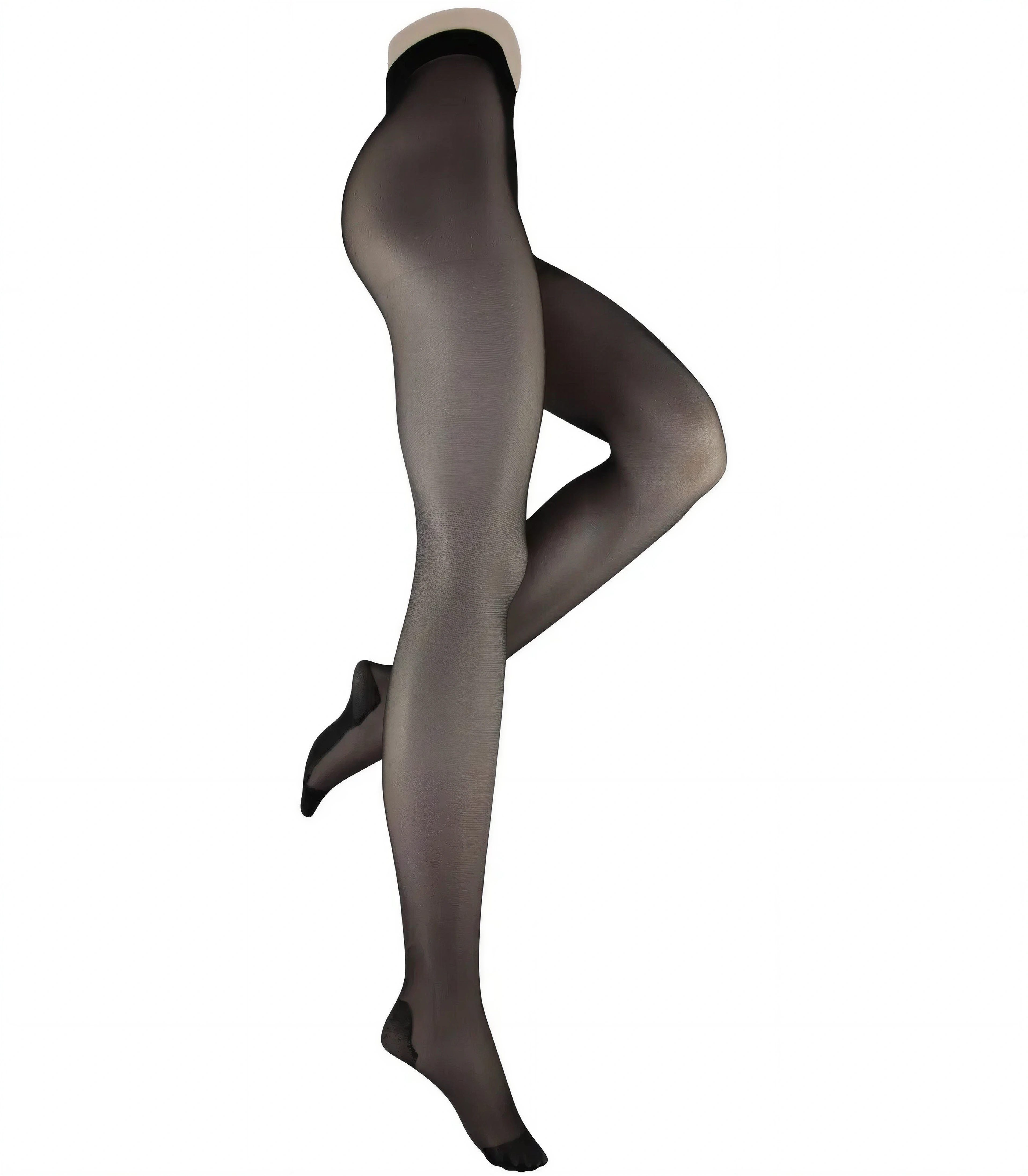Feinstrumpfhose Damen mit dezentem Glanz und Baumwollsohle 20 DEN