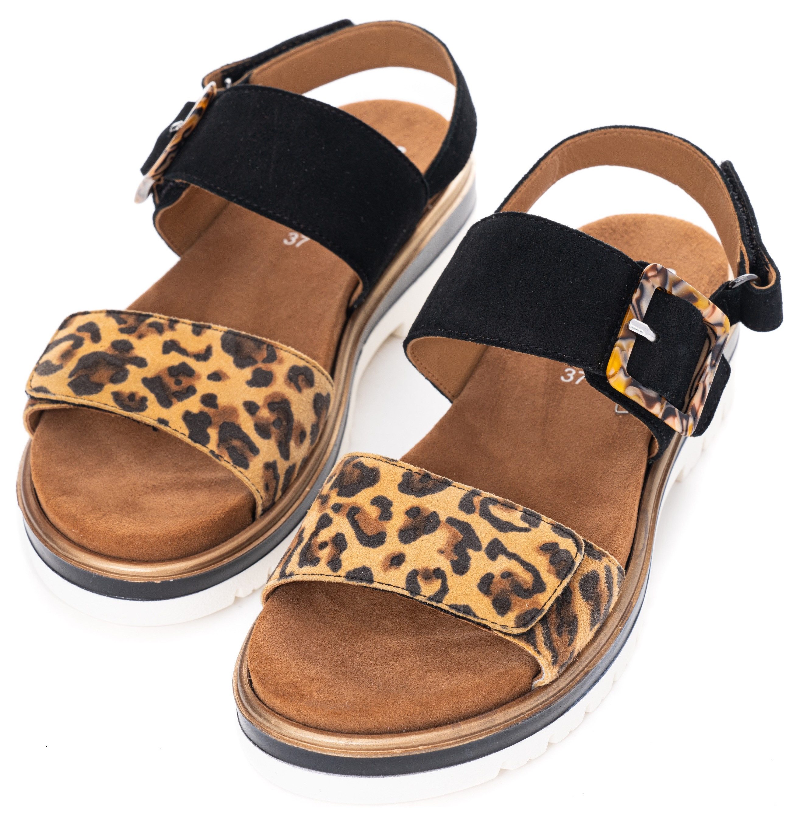 Ara MALAGA Plateausandaletten, Plateausandale, Klettschuh in Bequemweite G günstig online kaufen
