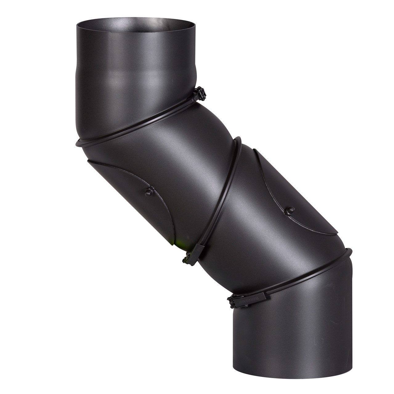 Firefix Ofenrohr FireFix Universalofenrohr-Bogen Ø 150 mm, schwarz