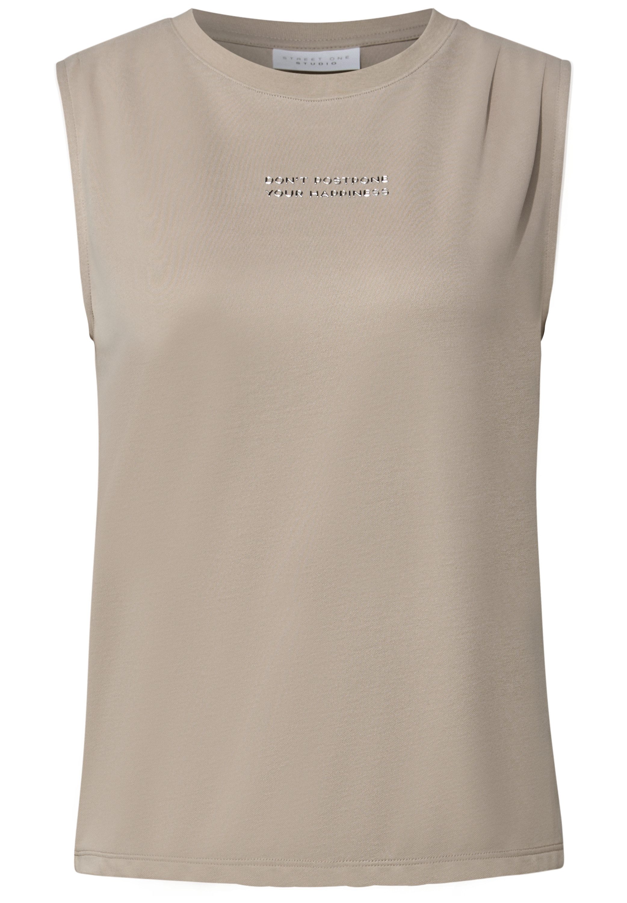 STREET ONE STUDIO T-Shirt mit Elastiksaum