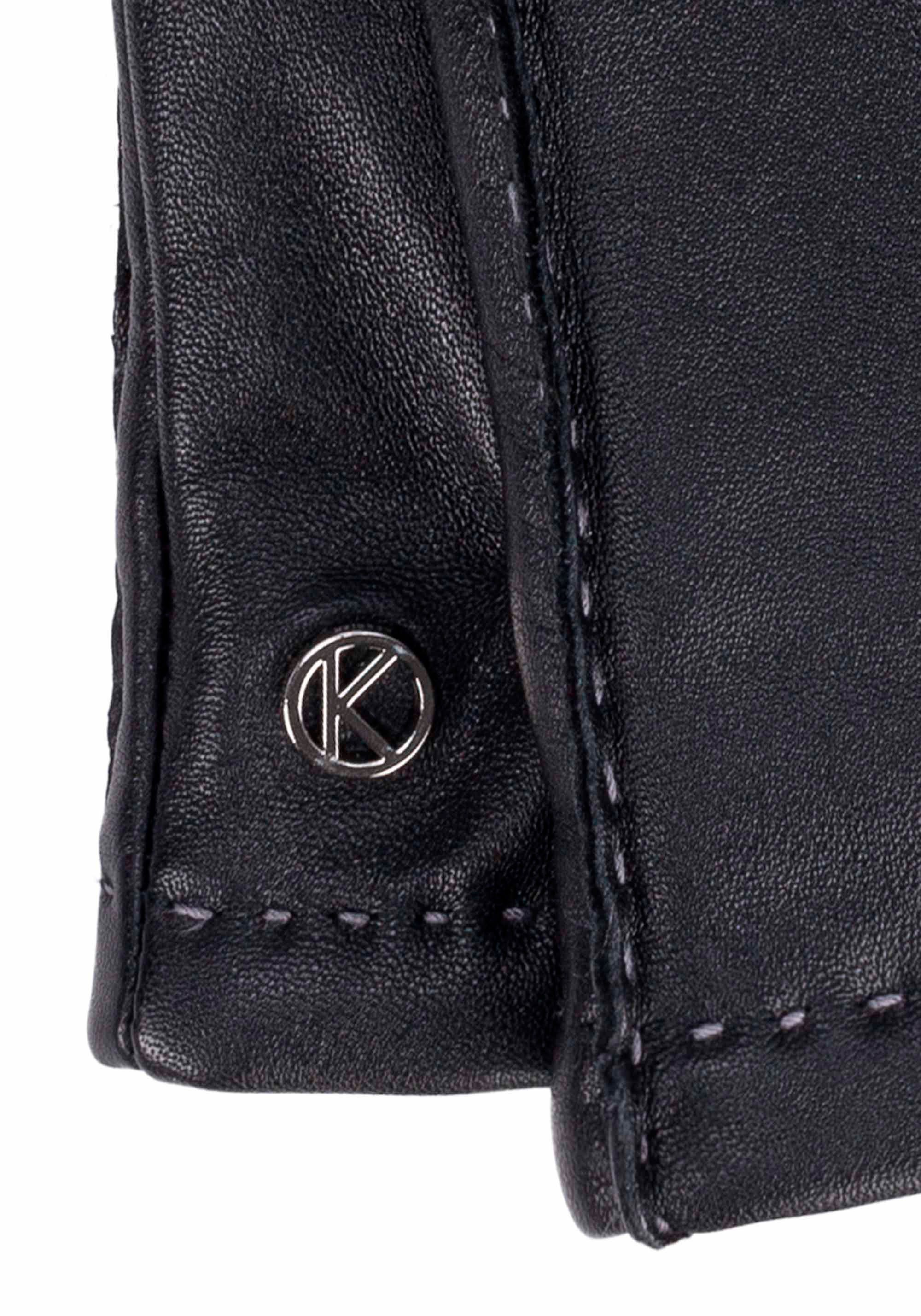 KESSLER Lederhandschuhe Smart- Oberflächen Touchfunktion Millie für black