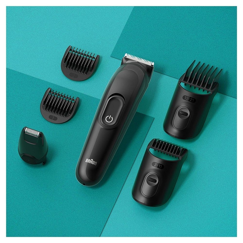 Bartschneider und Braun - - Multi-Grooming-Kit MGK3410 Haar-/Bartschneider schwarz Haar-