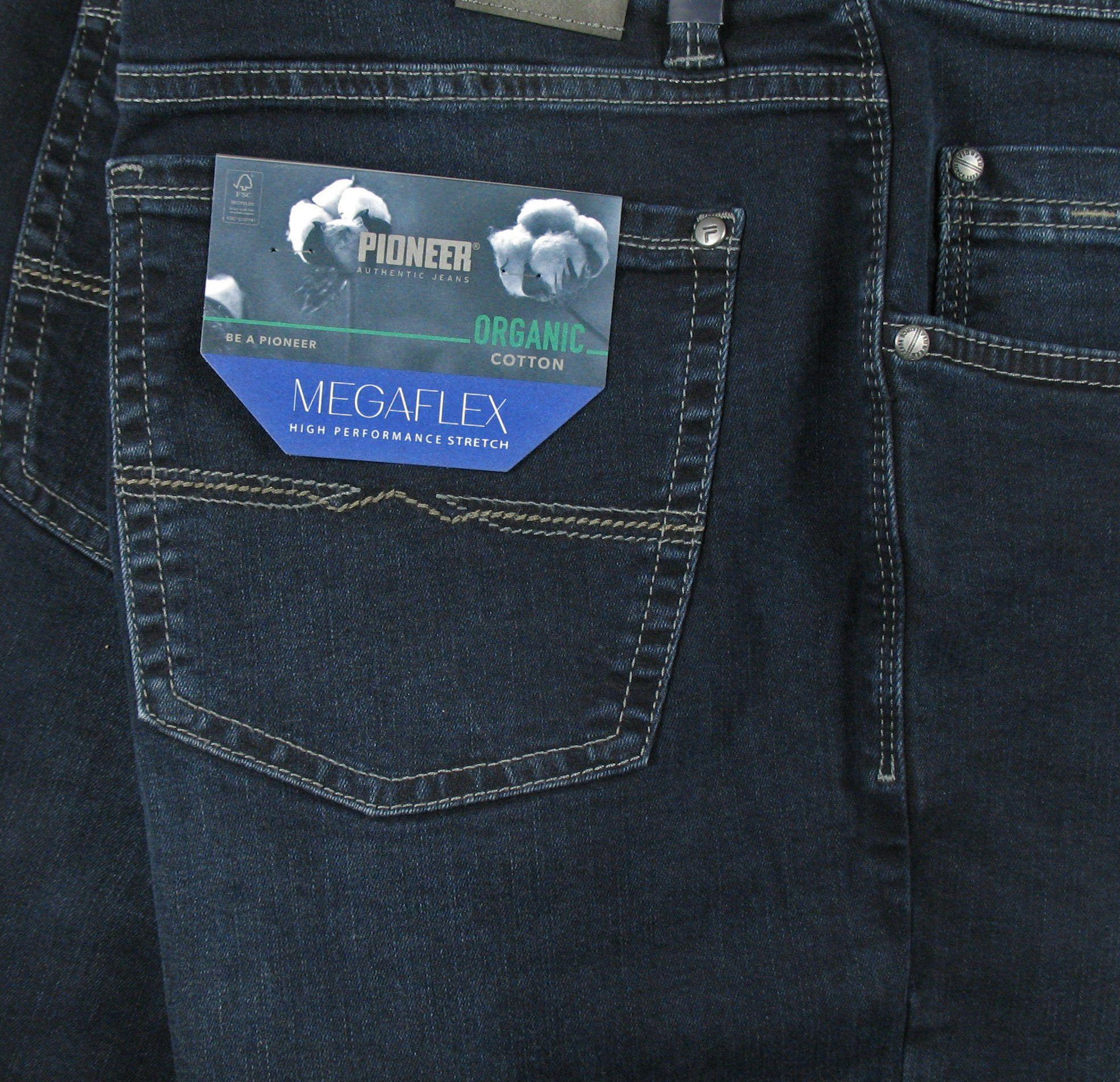 Pioneer Authentic Stretch-Denim Used Rando Blue Megaflex Night 5-Pocket-Jeans Jeans