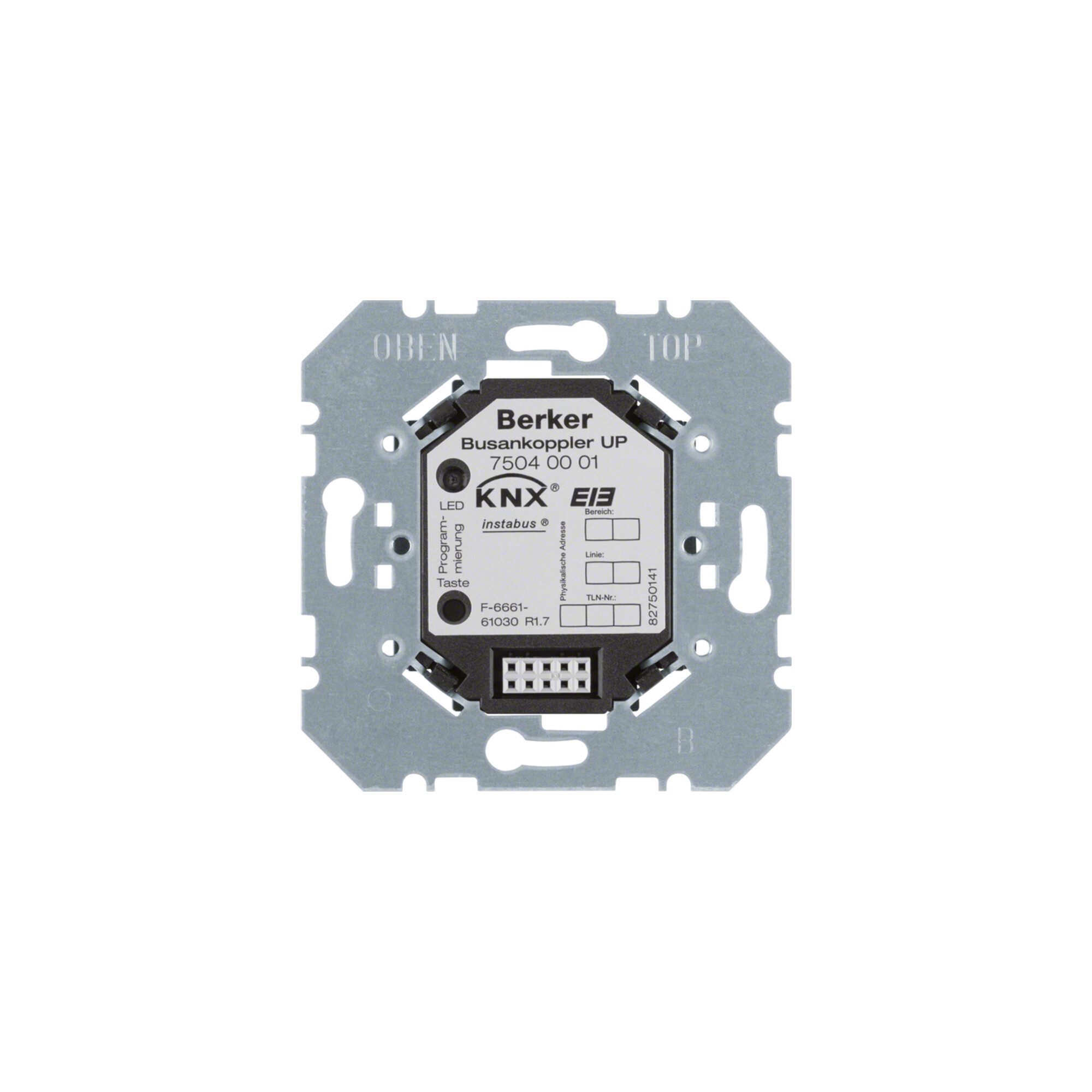 Berker Berker Busankoppler UP, instabus KNX/EIB 75040001 Steckdosenleiste