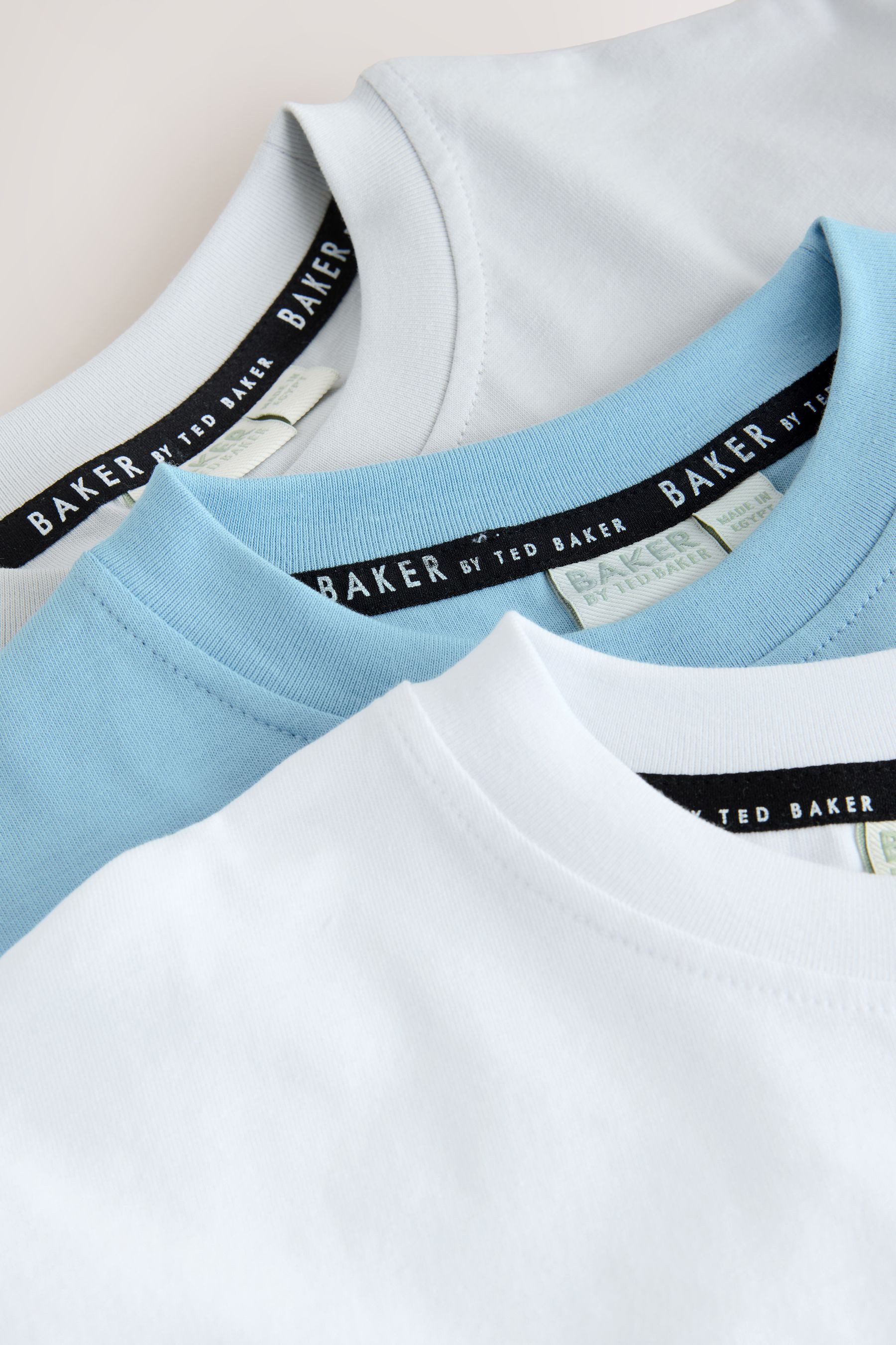 Baker by Ted Baker T-Shirt Baker by Ted Baker T-Shirts mit Grafik, 3er-Pack (3-tlg)
