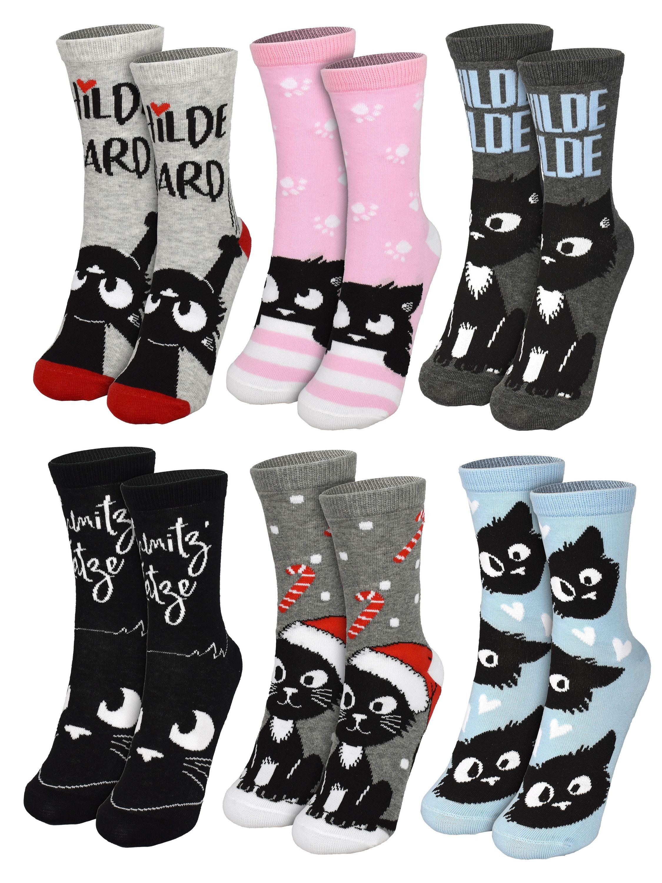 United Labels® Adventskalender Ralf Schmitz Hildegard Socken Adventskalender mit 12 Paar Socken – Bild 4 von 5