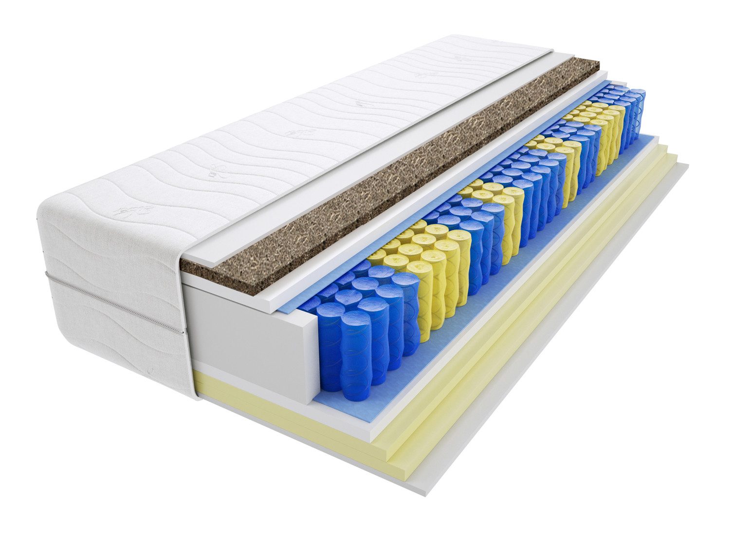 Taschenfederkernmatratze Matratzen, Taschenmatratzen Sens Gras Mini 165x215 cm - viele Größen, Godre, 16 cm hoch