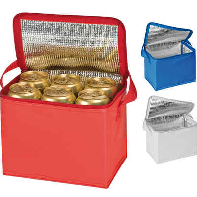 Livepac Office Kühltasche 3x Kühltasche für 6 Dosen à 0,5l / Farbe: je 1x blau, rot und weiß