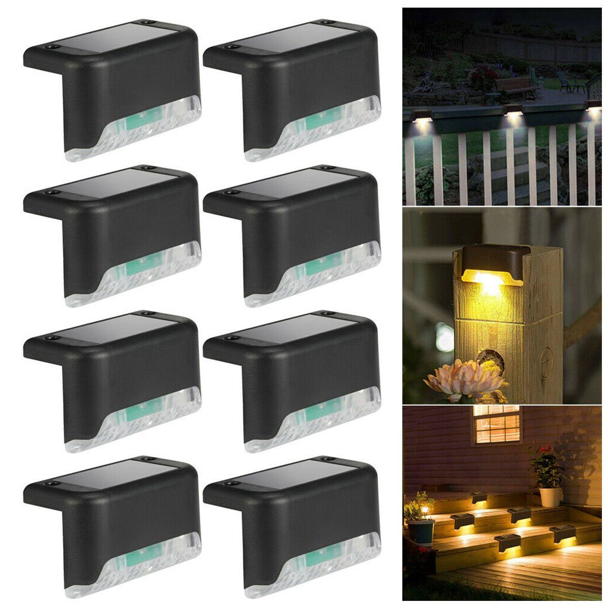 oyajia LED Solarleuchte 4/8 Stück Solarlampe günstig online kaufen