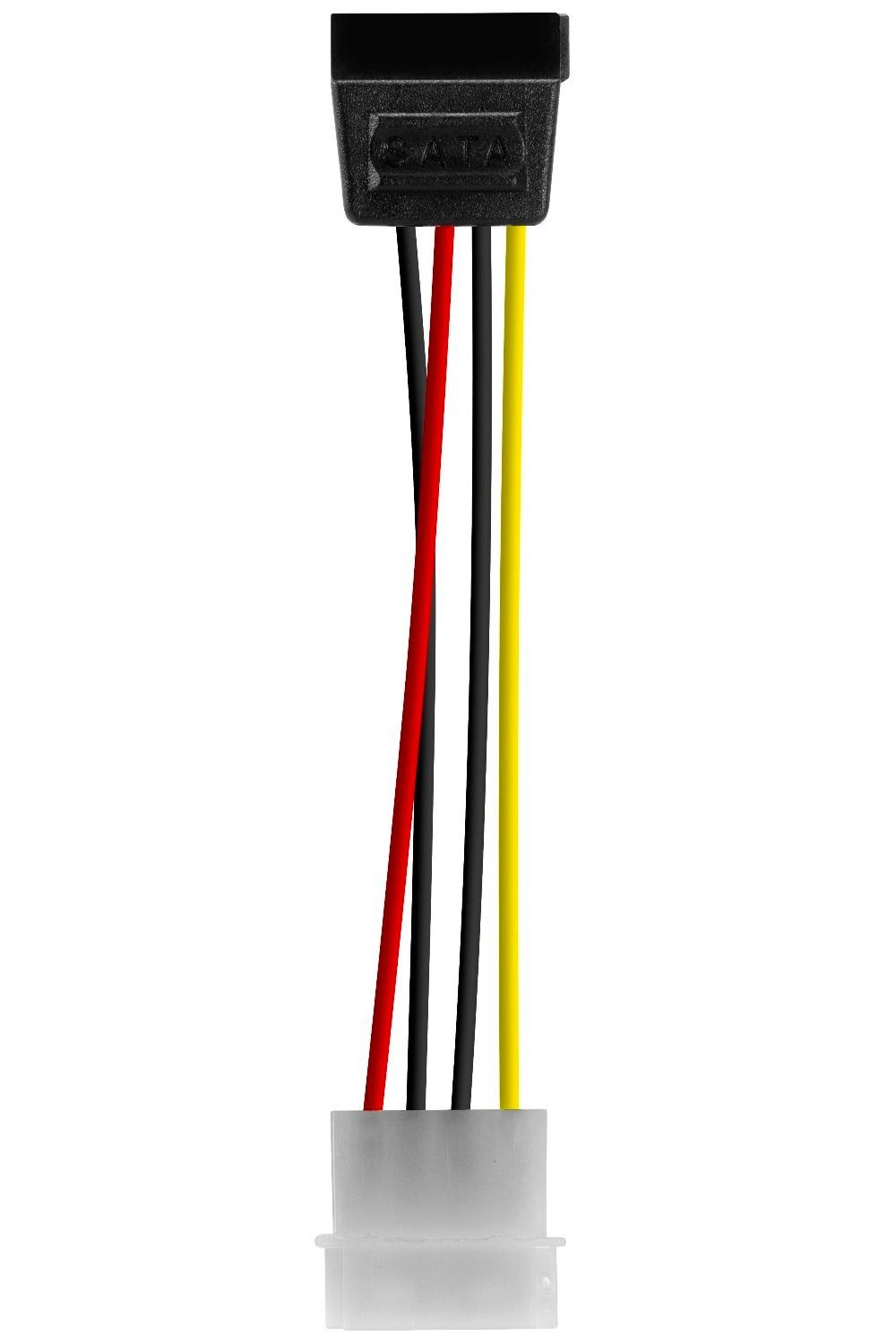 Stecker PATA/IDE-Molex-Stromstecker,SATA-Stromstecker Strom-Kabel 5,25" SATA PC zu IDE Speedlink 15-polig Speedlink Adapter Stromkabel,