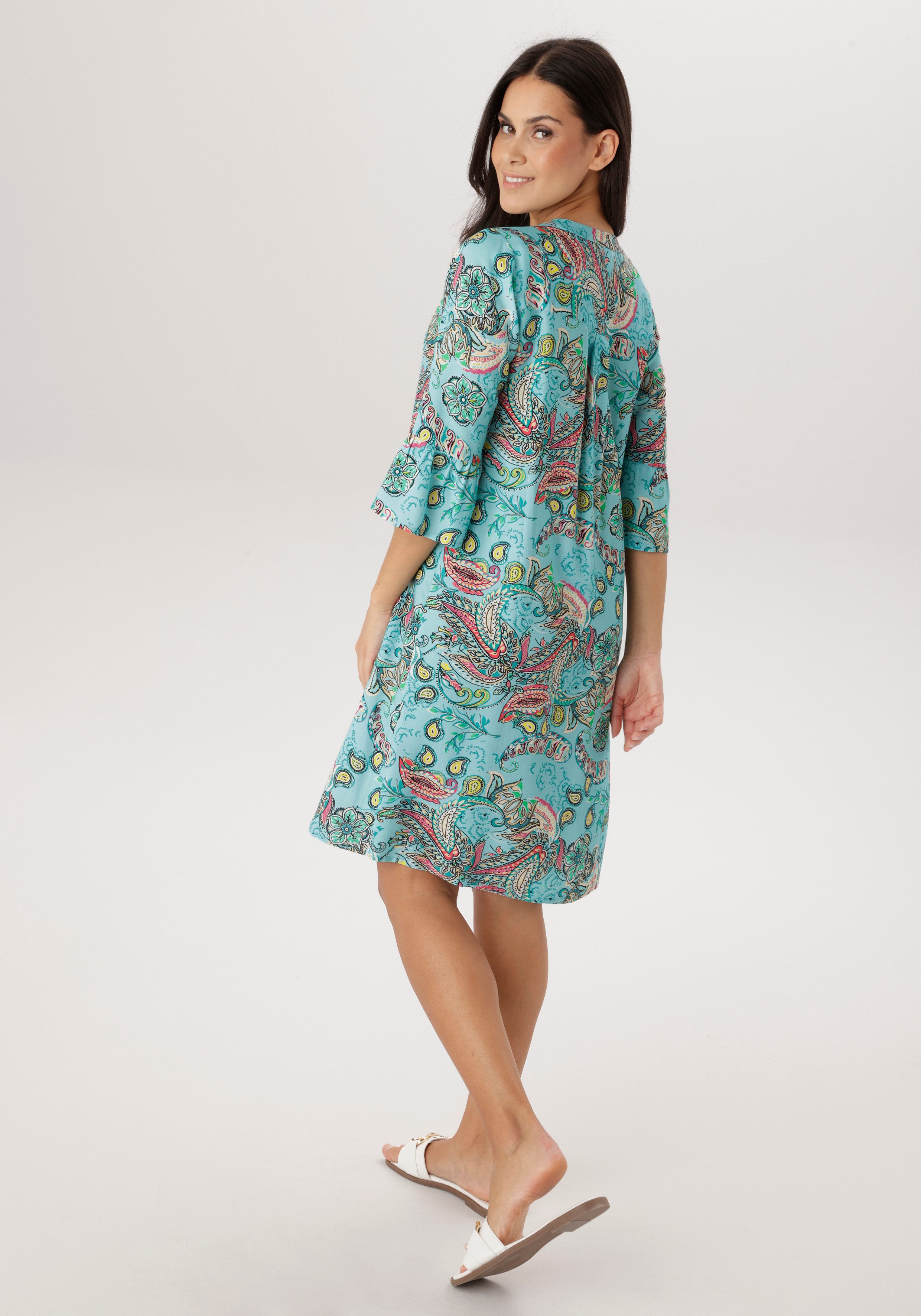 Aniston SELECTED Blusenkleid mit orientalisch inspirierter Paisleymusterung günstig online kaufen