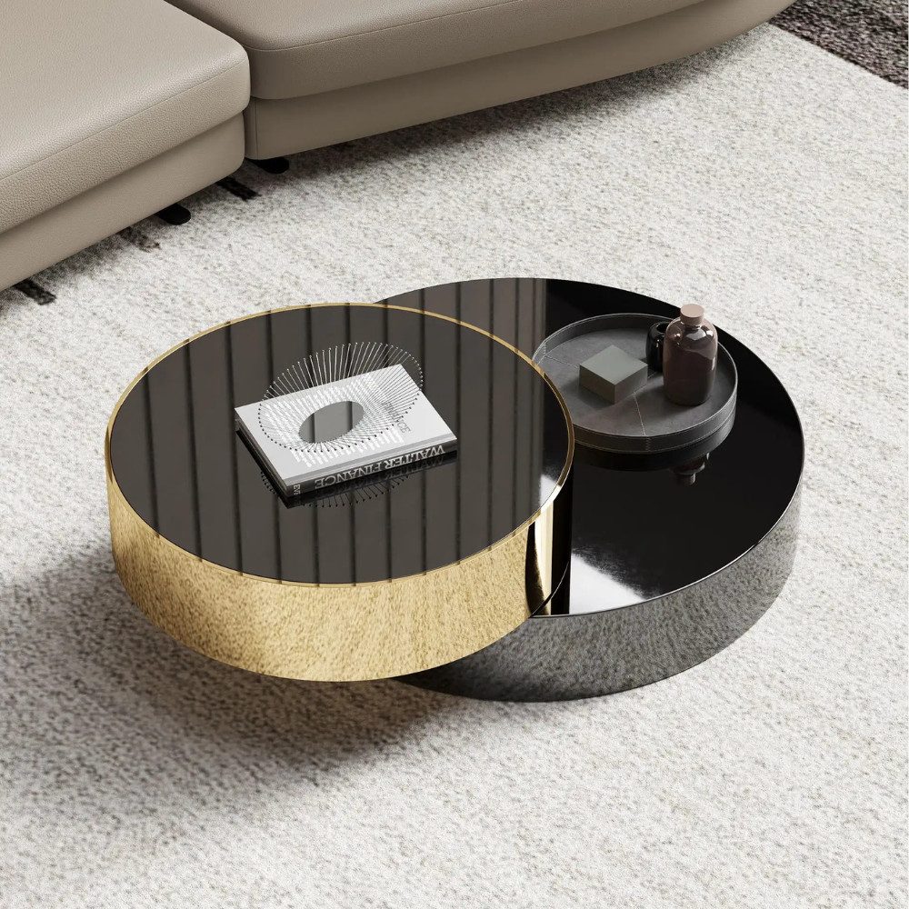 alesvelt Couchtisch edler Beistelltisch 2er Set günstig online kaufen