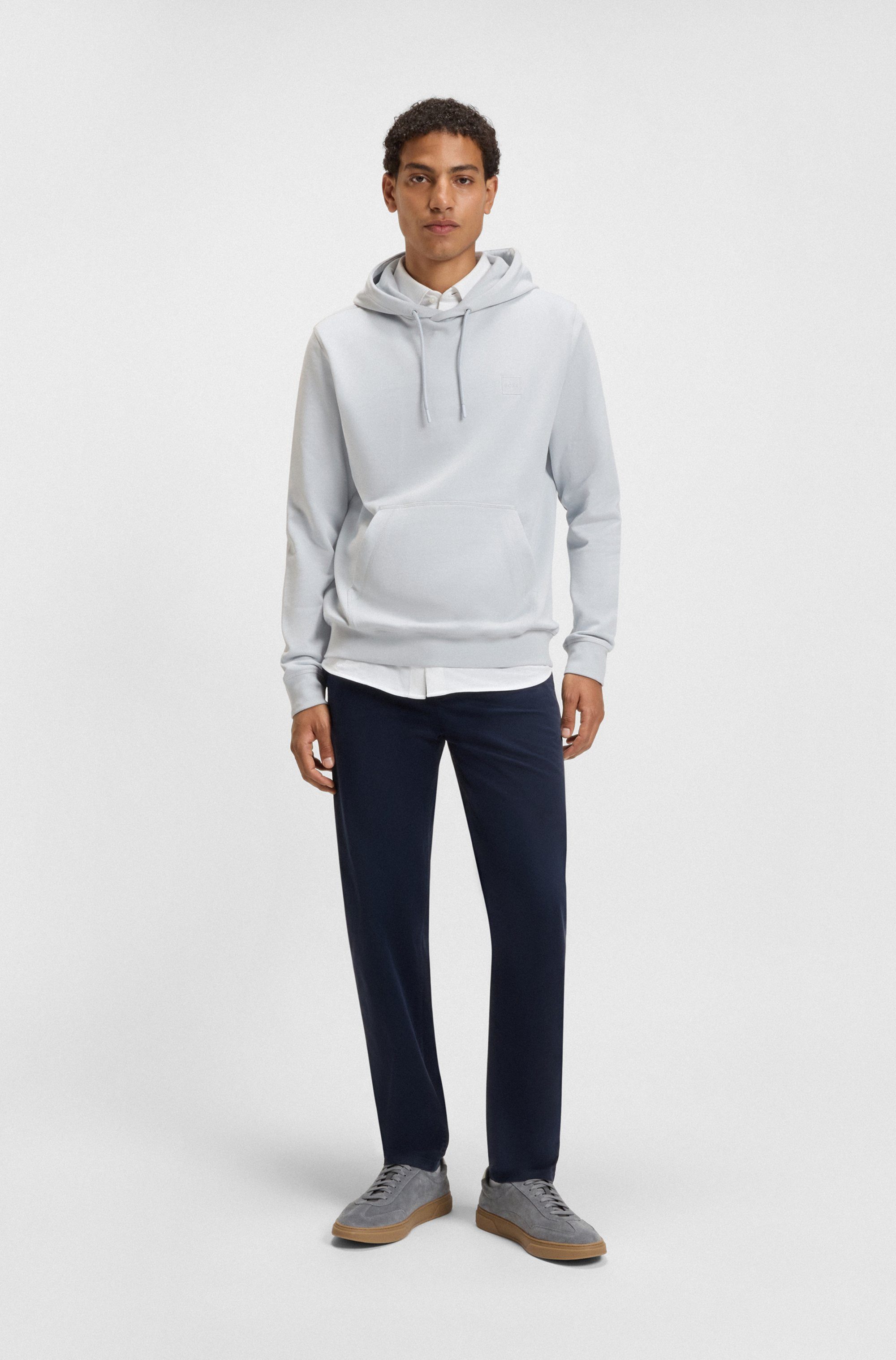BOSS ORANGE Kapuzensweatshirt Wetalk mit gesticktem BOSS Markenlabel