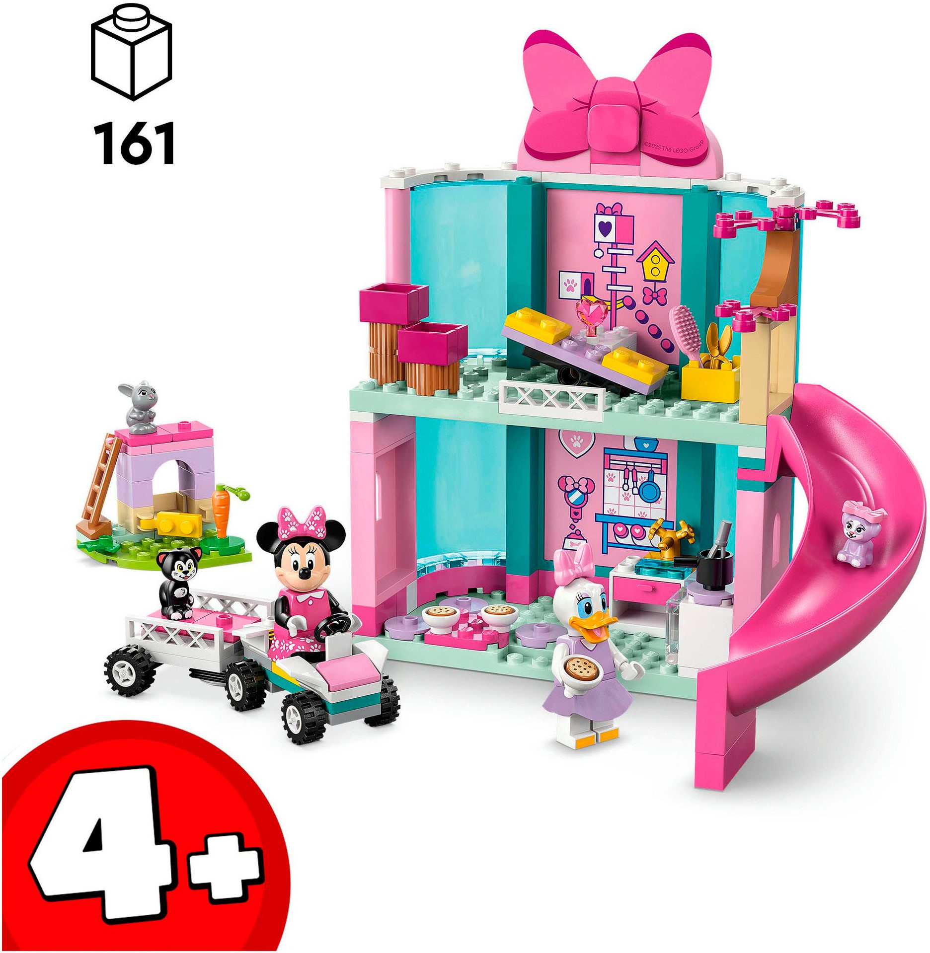 LEGO® Minnies Tierhotel (43274), LEGO Disney Classic Konstruktionsspielsteine, (161 St), Made in Europe