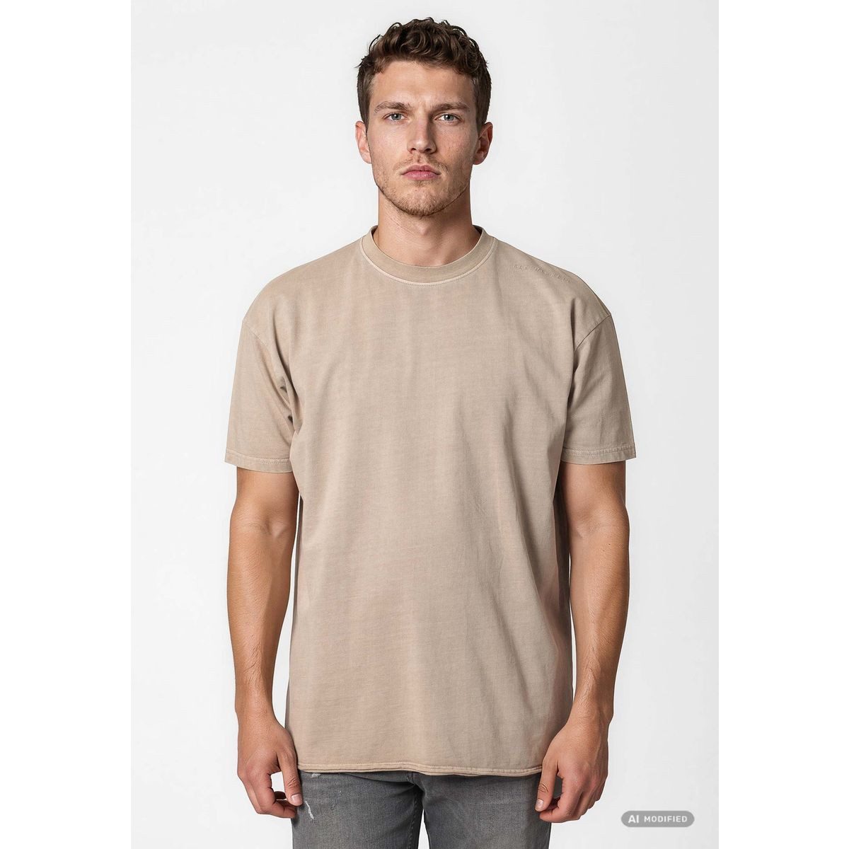 Kleinigkeit Kurzarmshirt Leonardo diKaputtio Shört sweet caramel sweat caramel