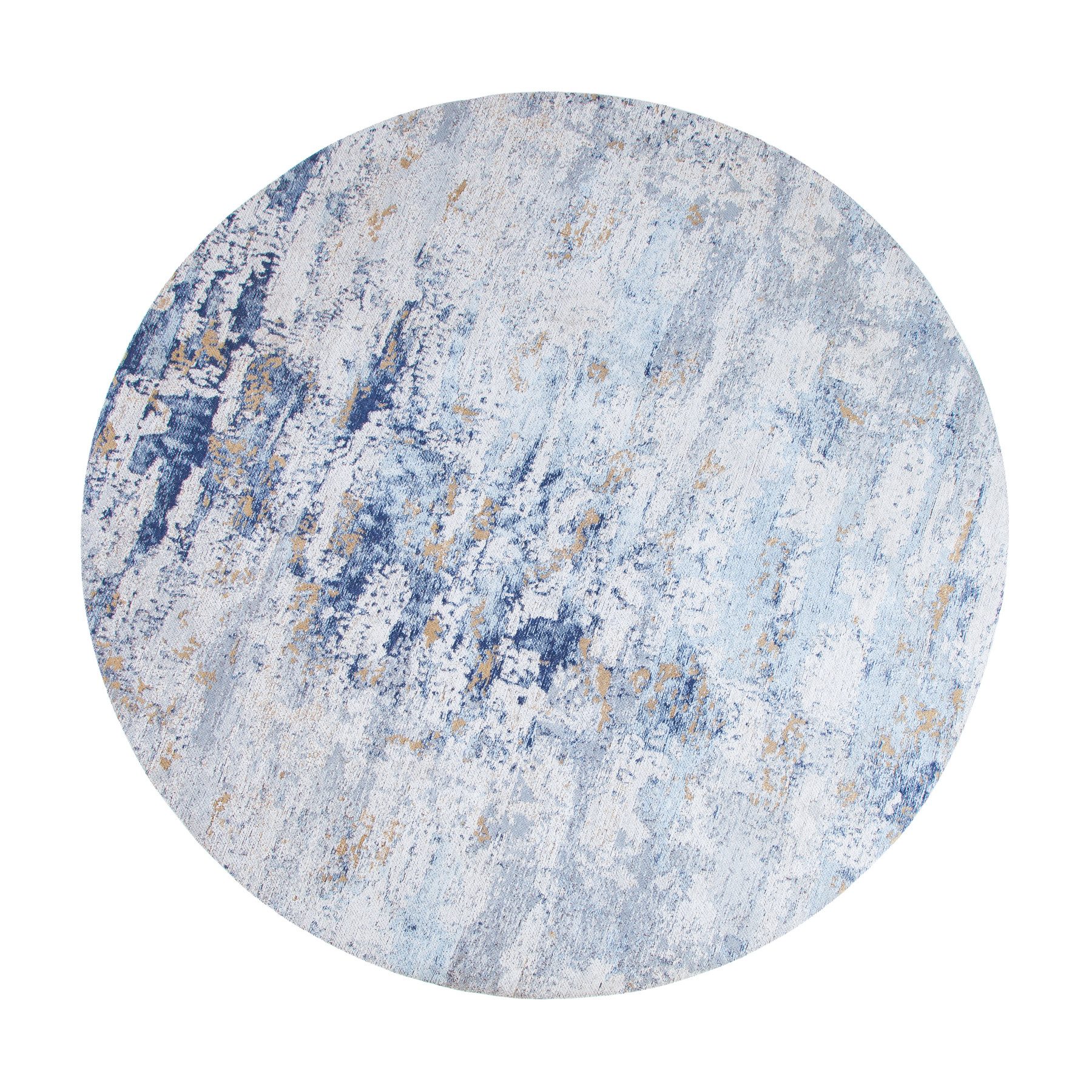 riess-ambiente Teppich MODERN ART 150cm blau günstig online kaufen