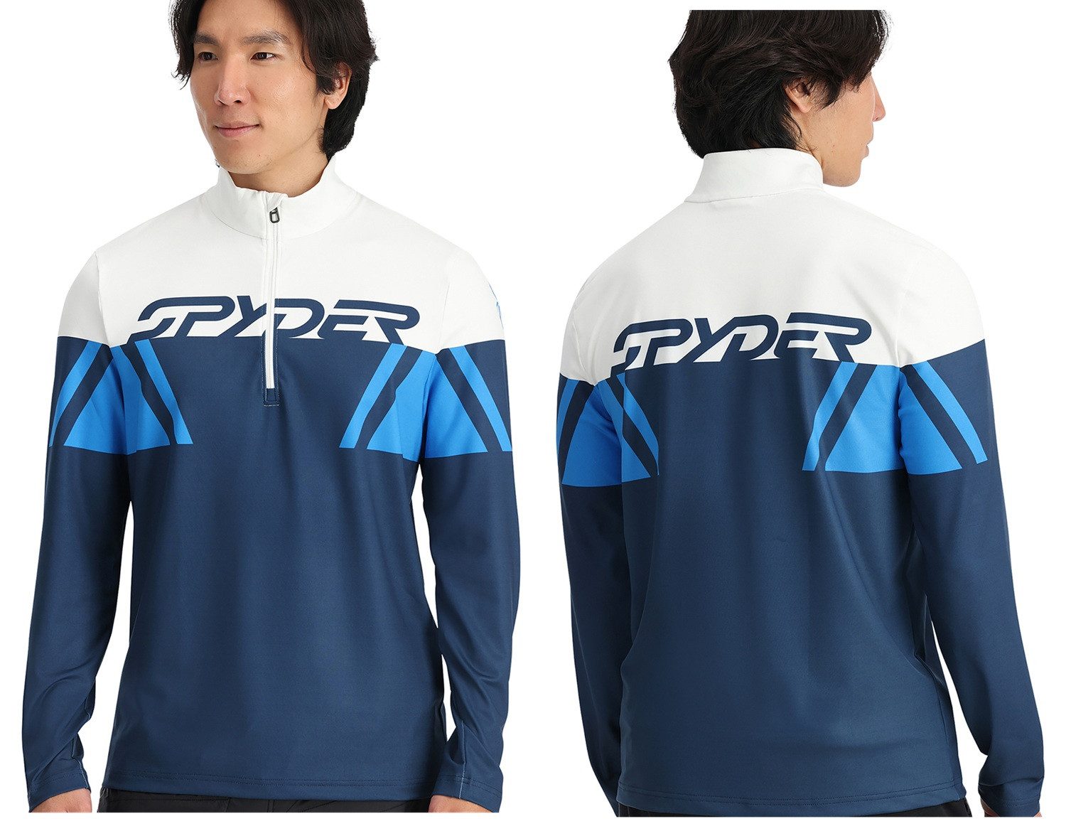 Spyder Rollkragenpullover Spyder Paramount 1/2 Zip Herren Skirolli Funktionsrolli 38A014410 TNV