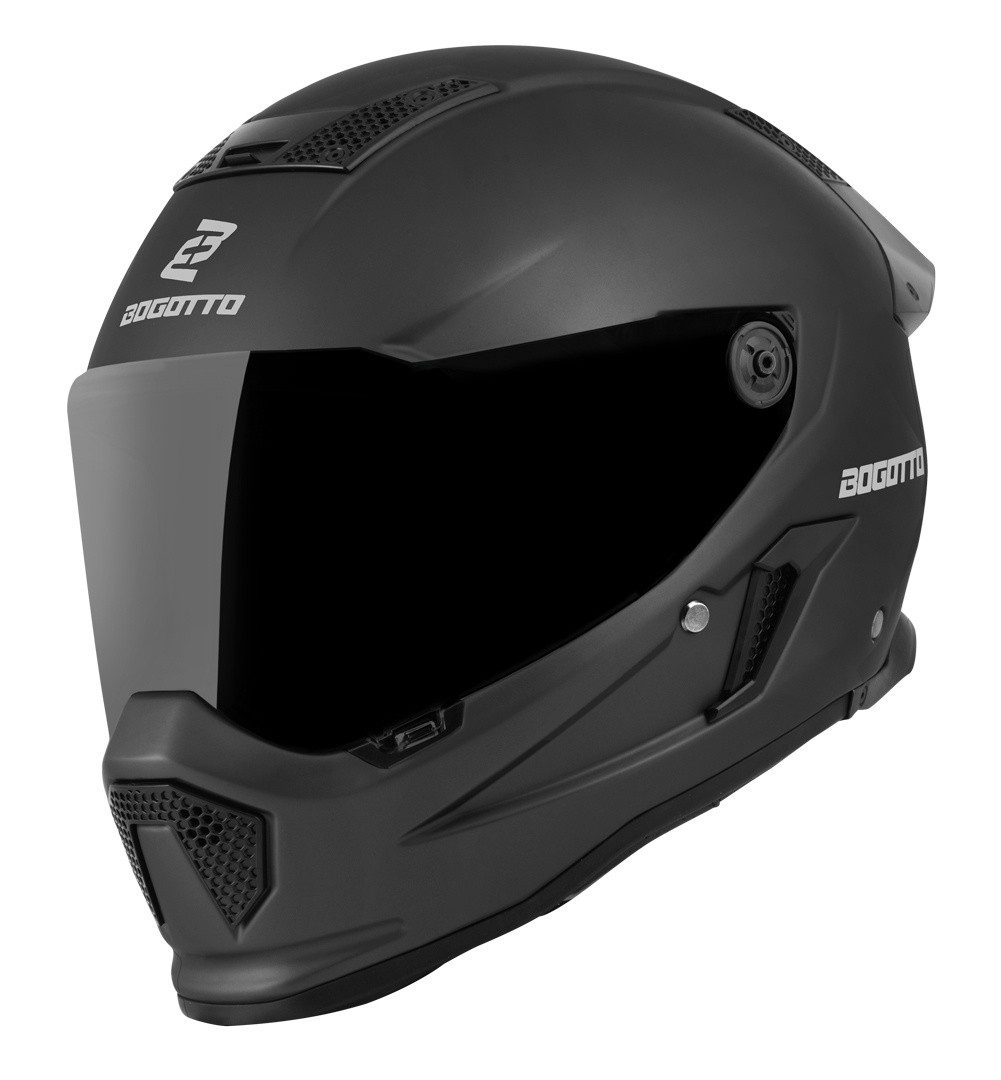 Bogotto Motorradhelm Rapto Helm, Vorbereitet Für Kommunikationssystem,geeignet Brillenträger,vorbe